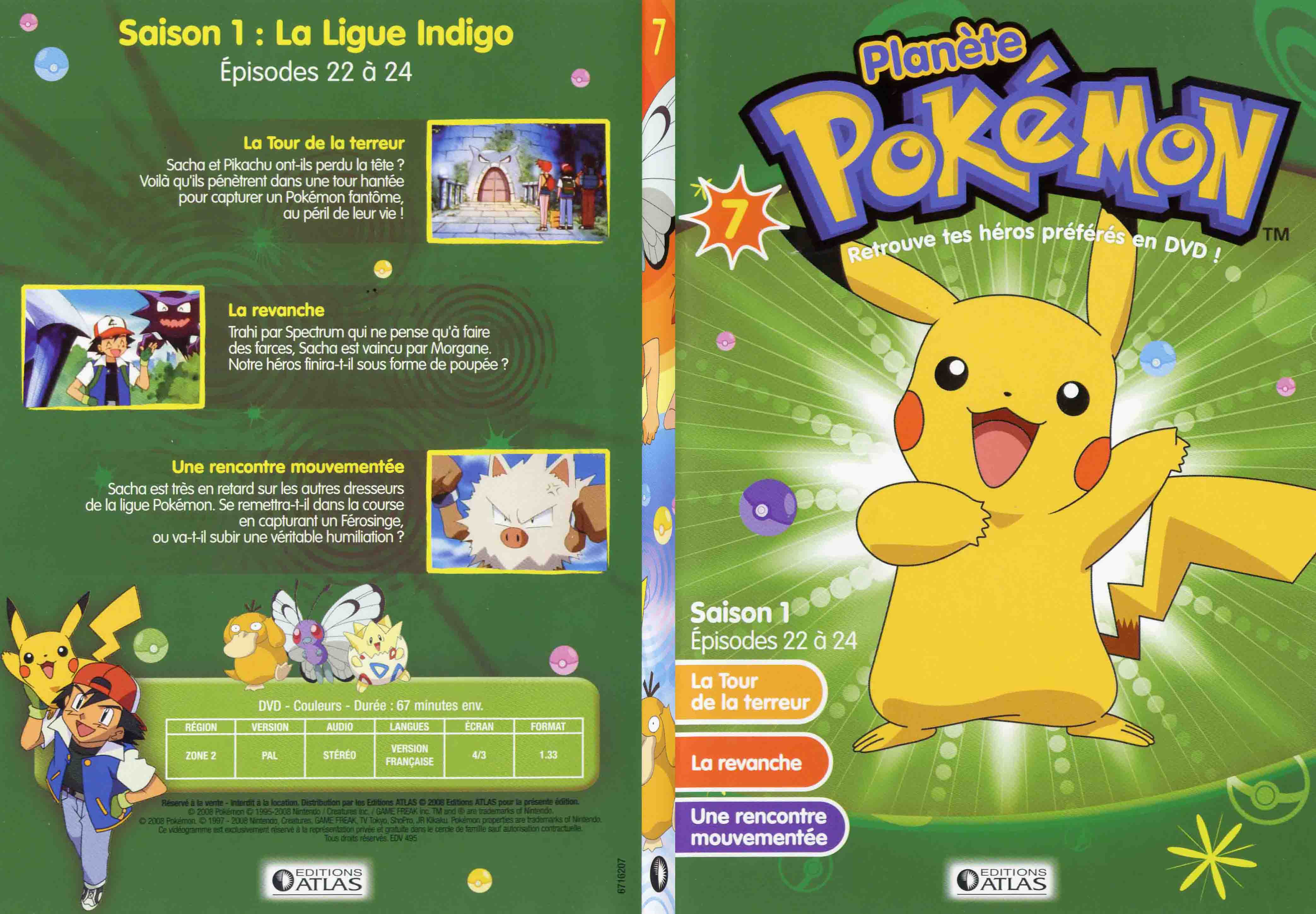 Jaquette DVD Planete Pokemon vol 07 - SLIM