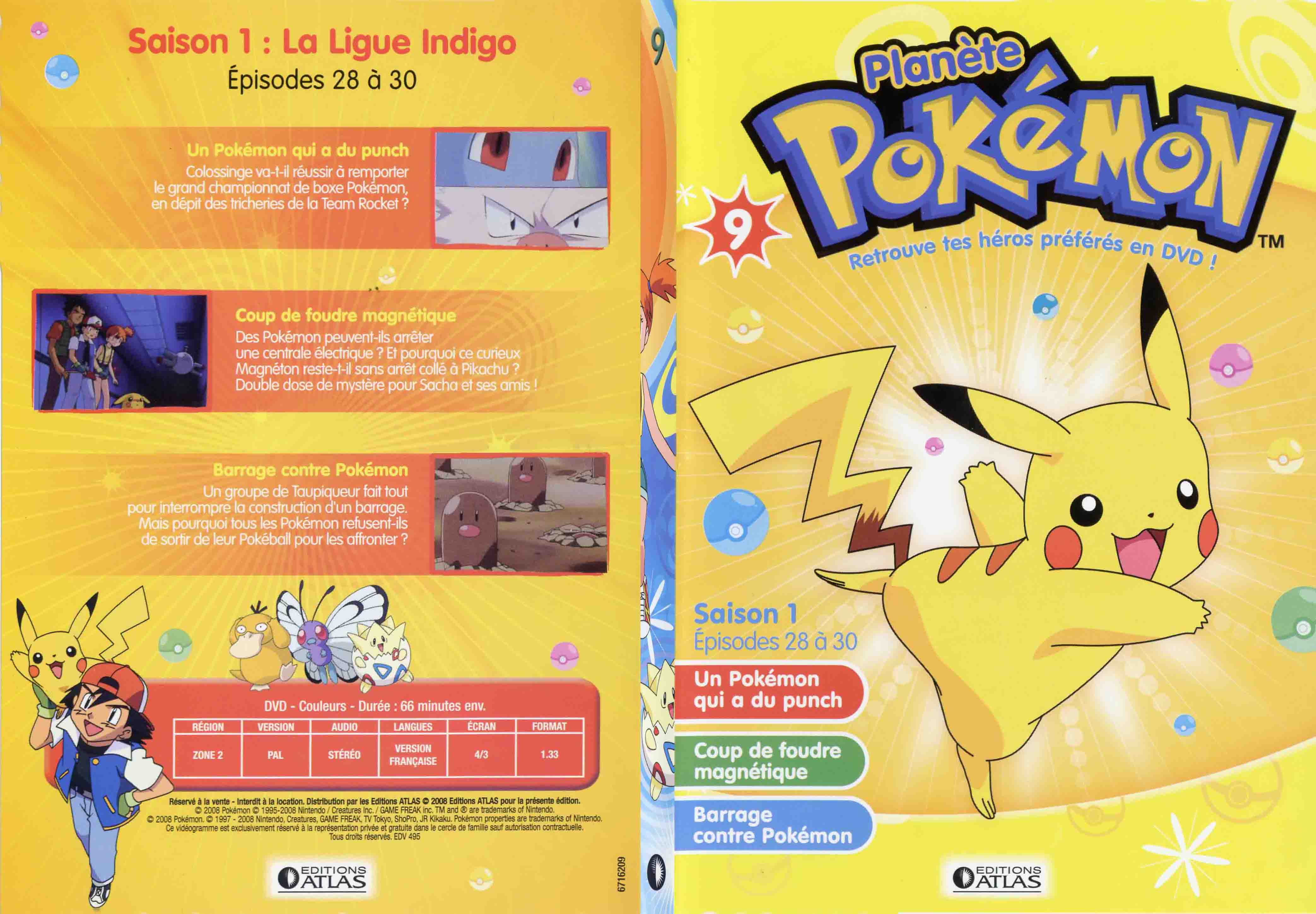 Jaquette DVD Planete Pokemon vol 09 - SLIM