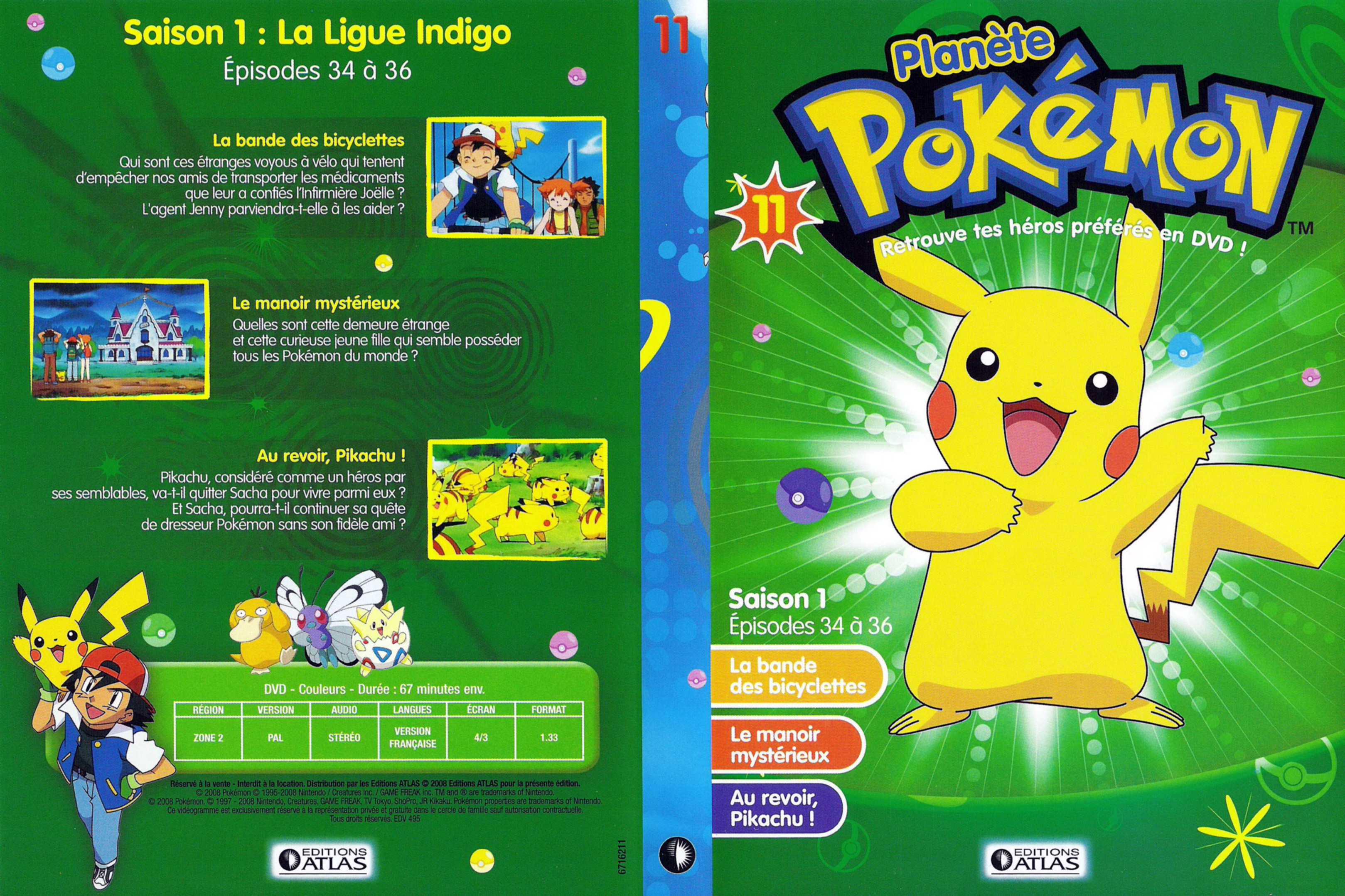 Jaquette DVD Planete Pokemon vol 11