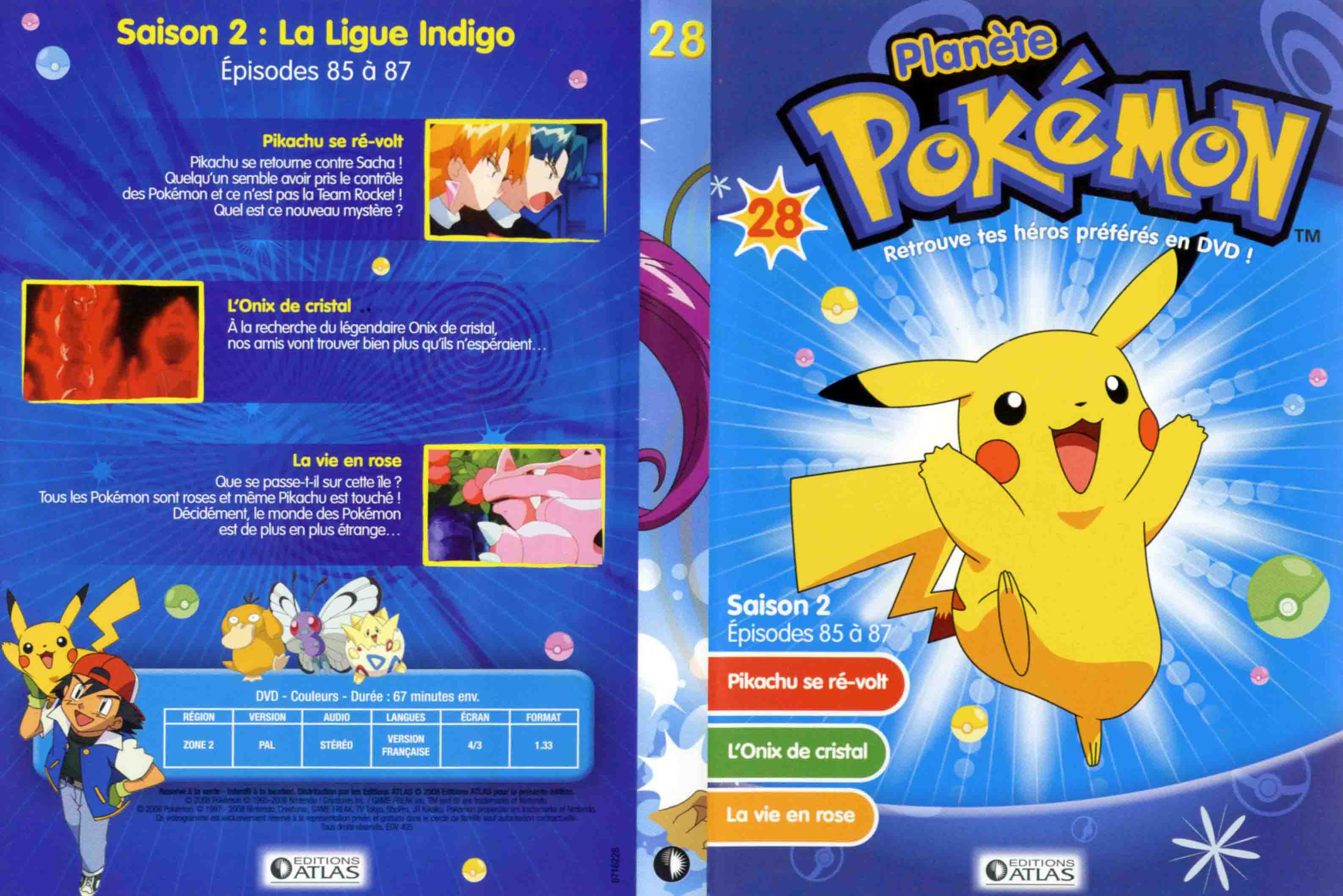 Jaquette DVD Planete Pokemon vol 28