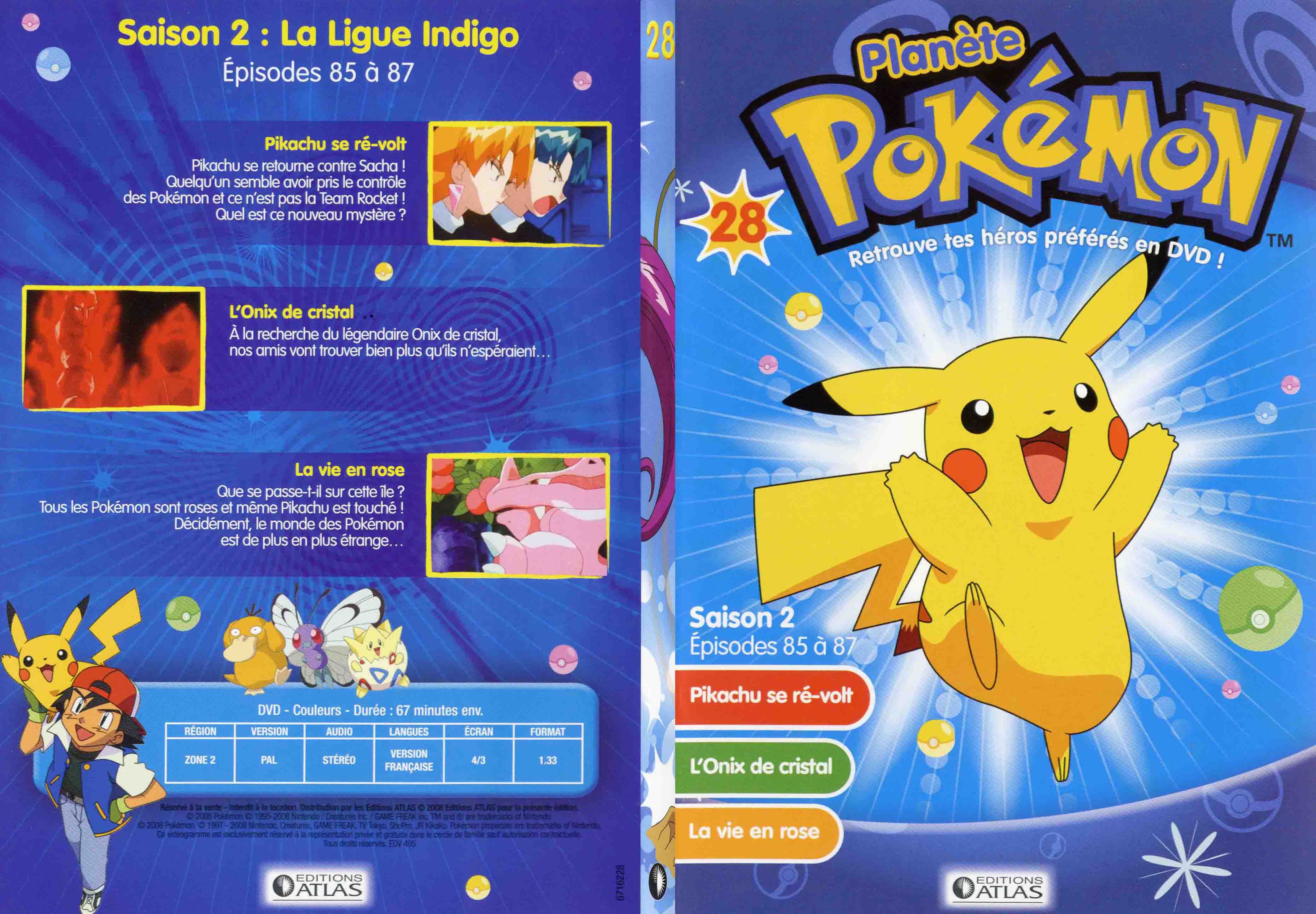 Jaquette DVD Planete Pokemon vol 28 - SLIM