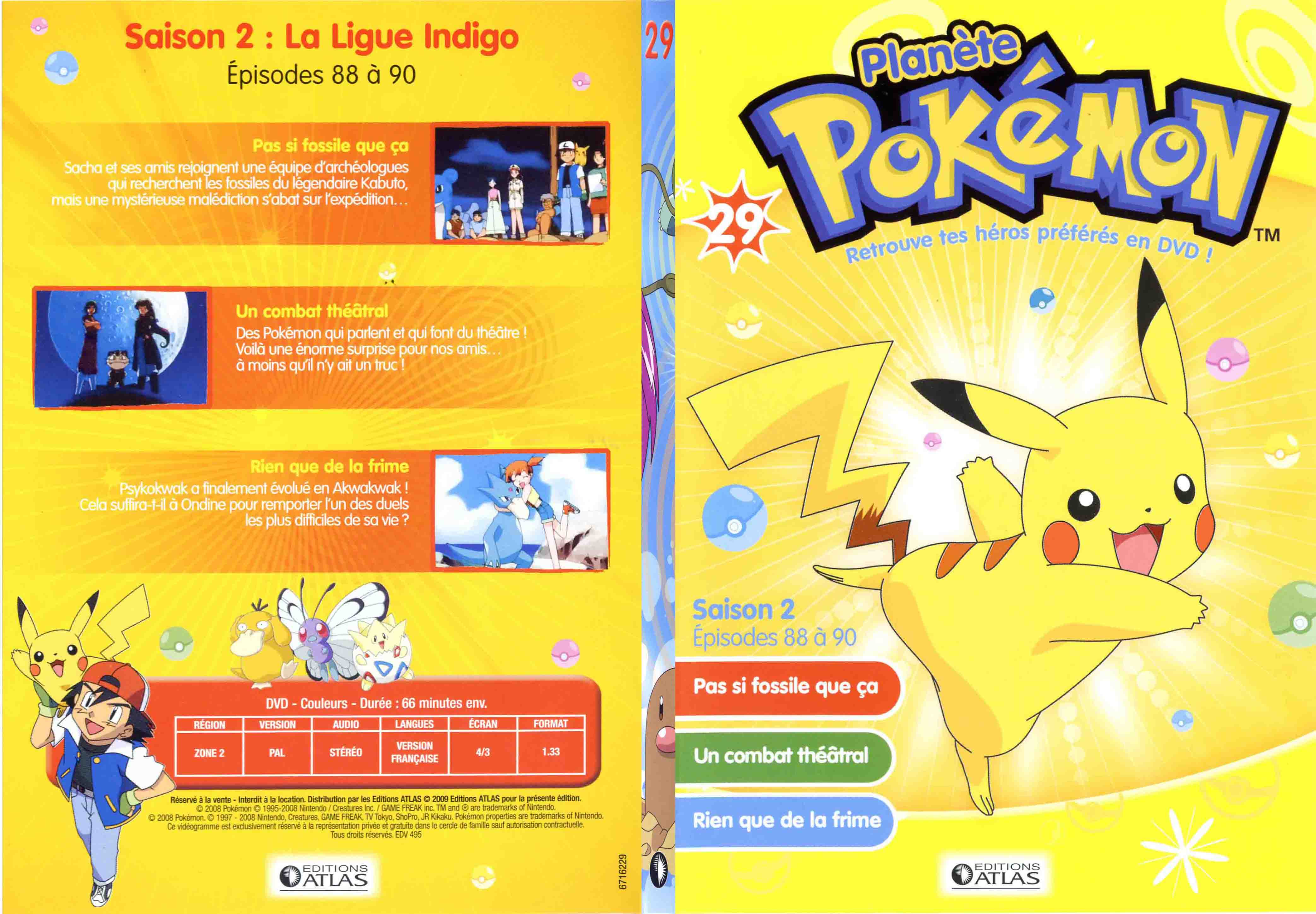 Jaquette DVD Planete Pokemon vol 29 - SLIM