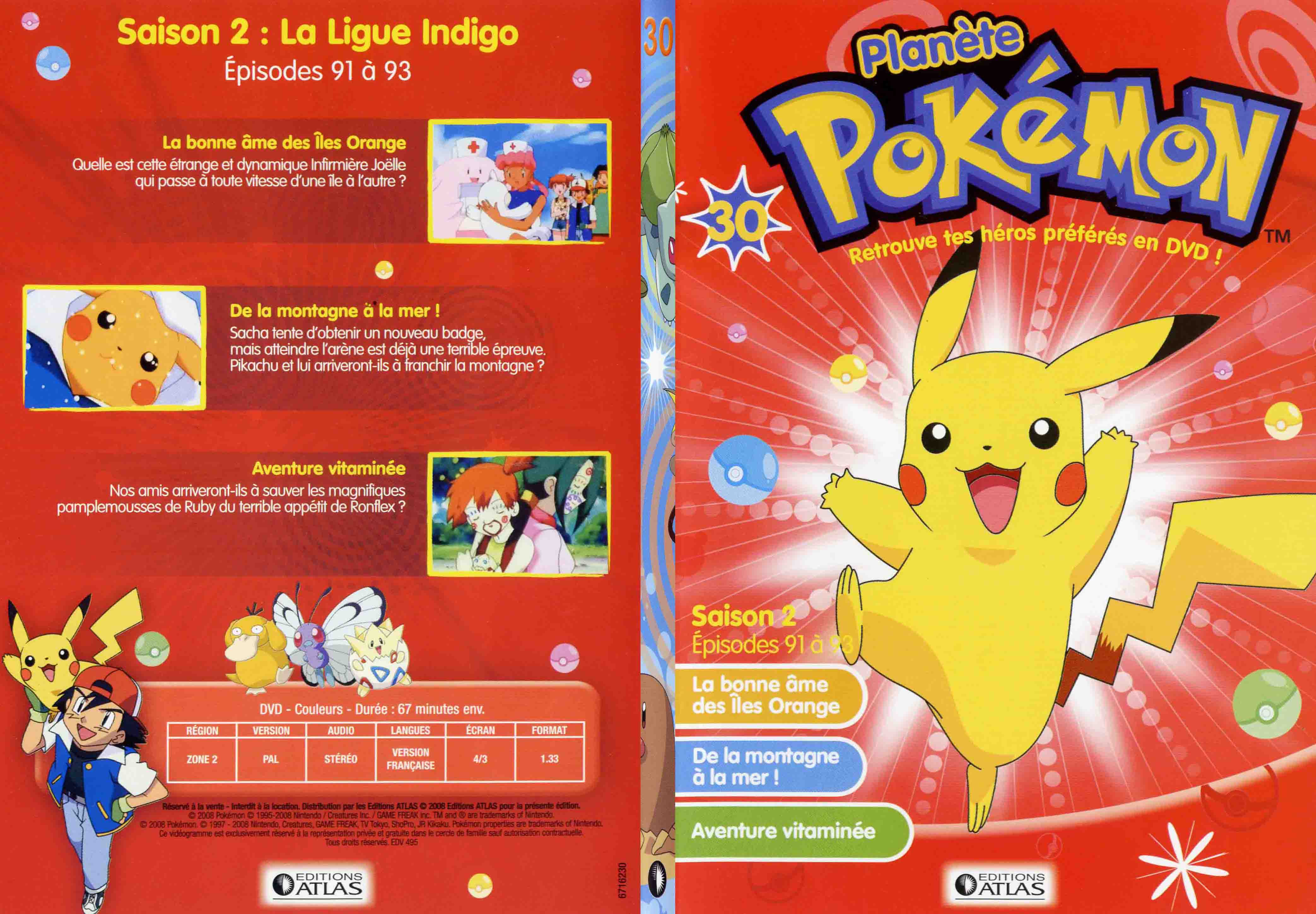 Jaquette DVD Planete Pokemon vol 30 - SLIM