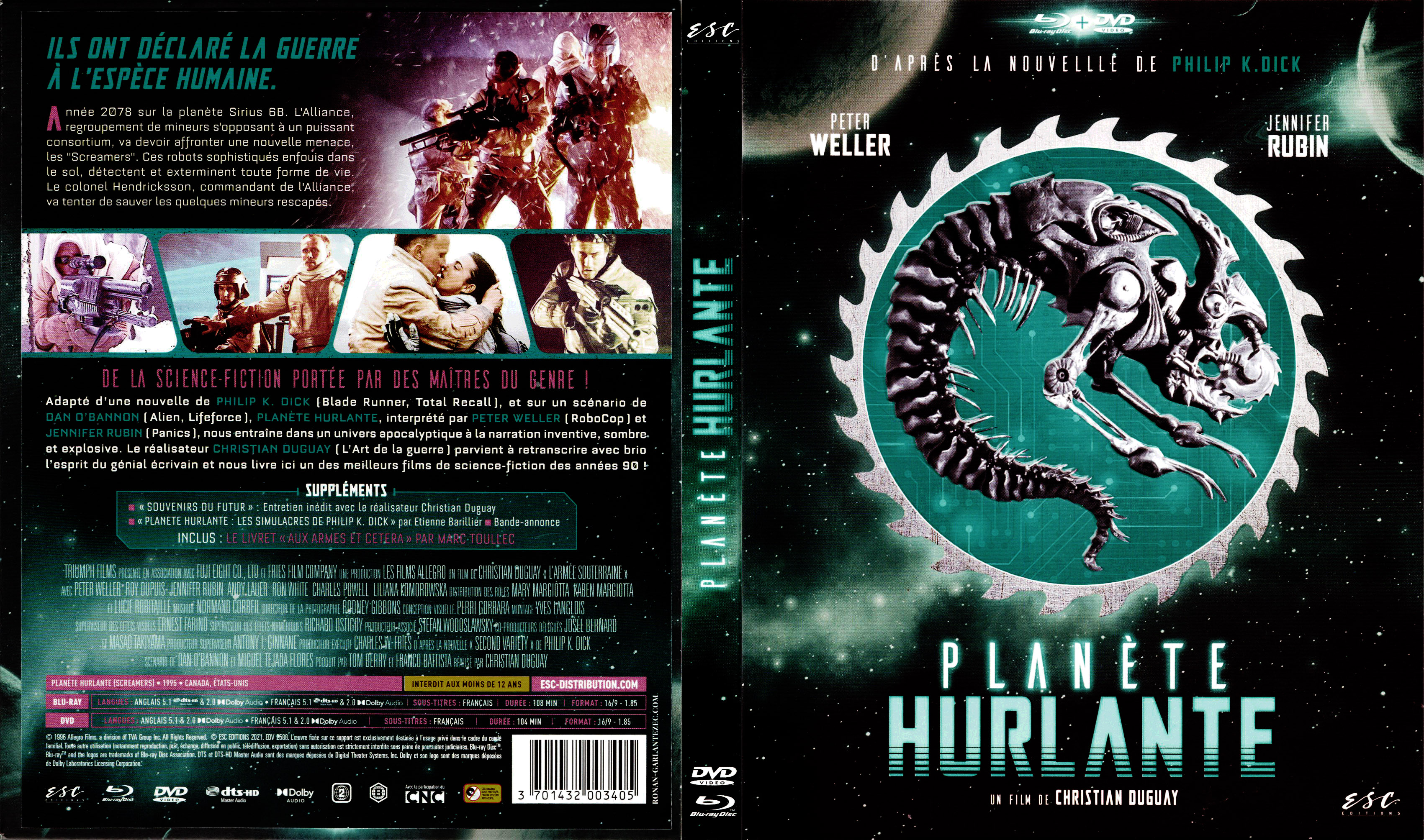 Jaquette DVD Plante hurlante (BLU-RAY)