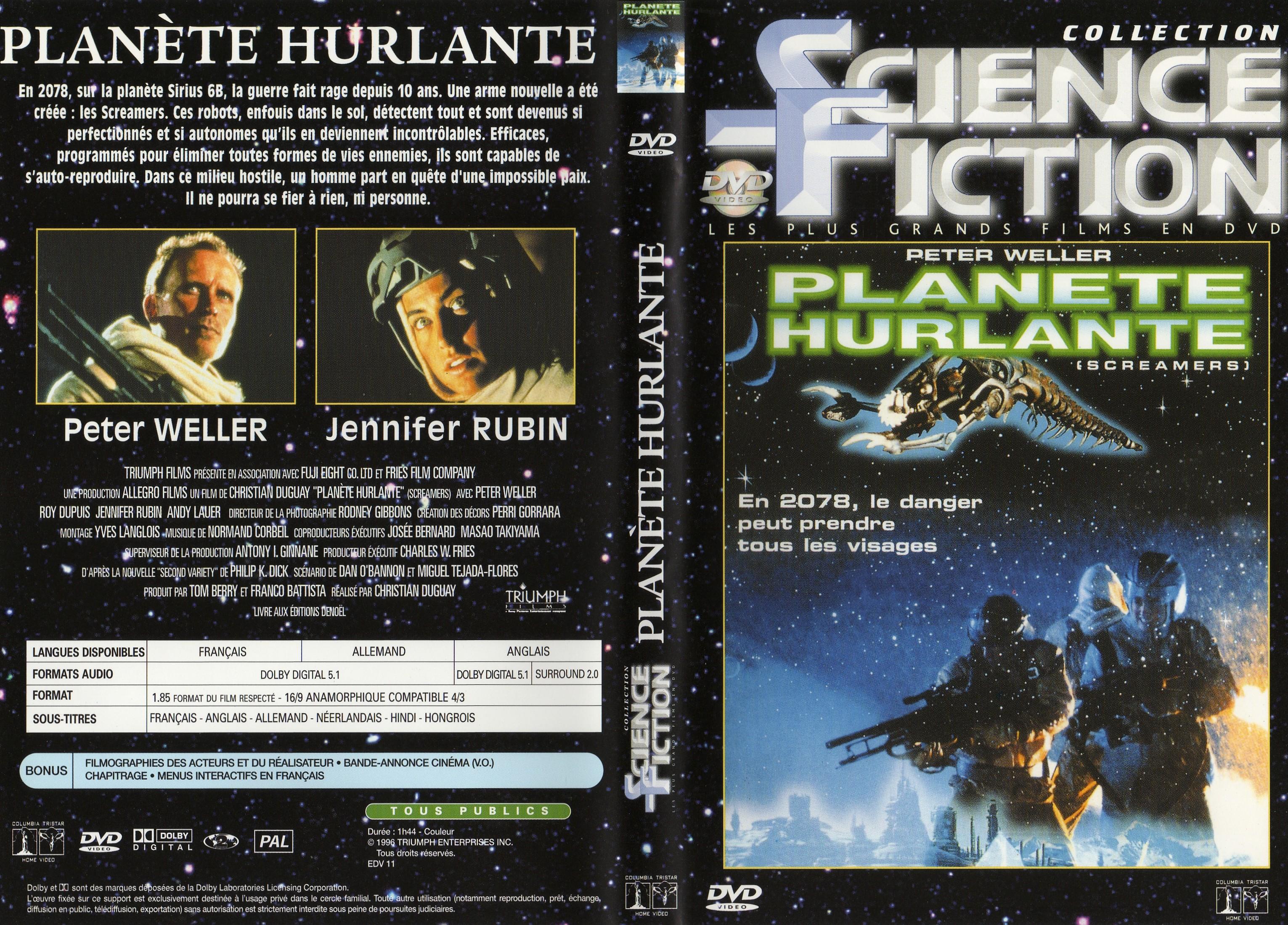 Jaquette DVD Plante hurlante v2