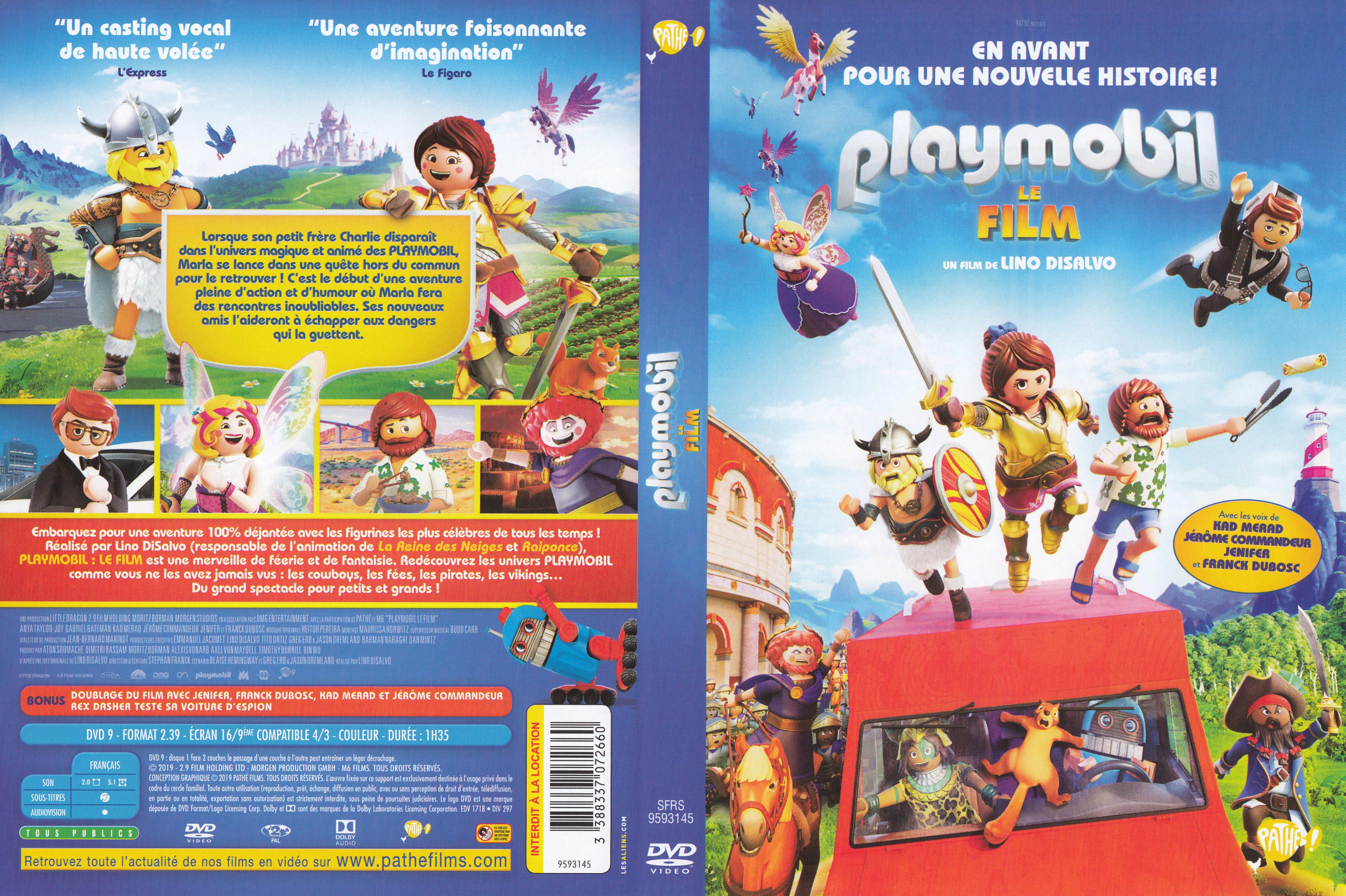 Jaquette DVD Playmobil Le film