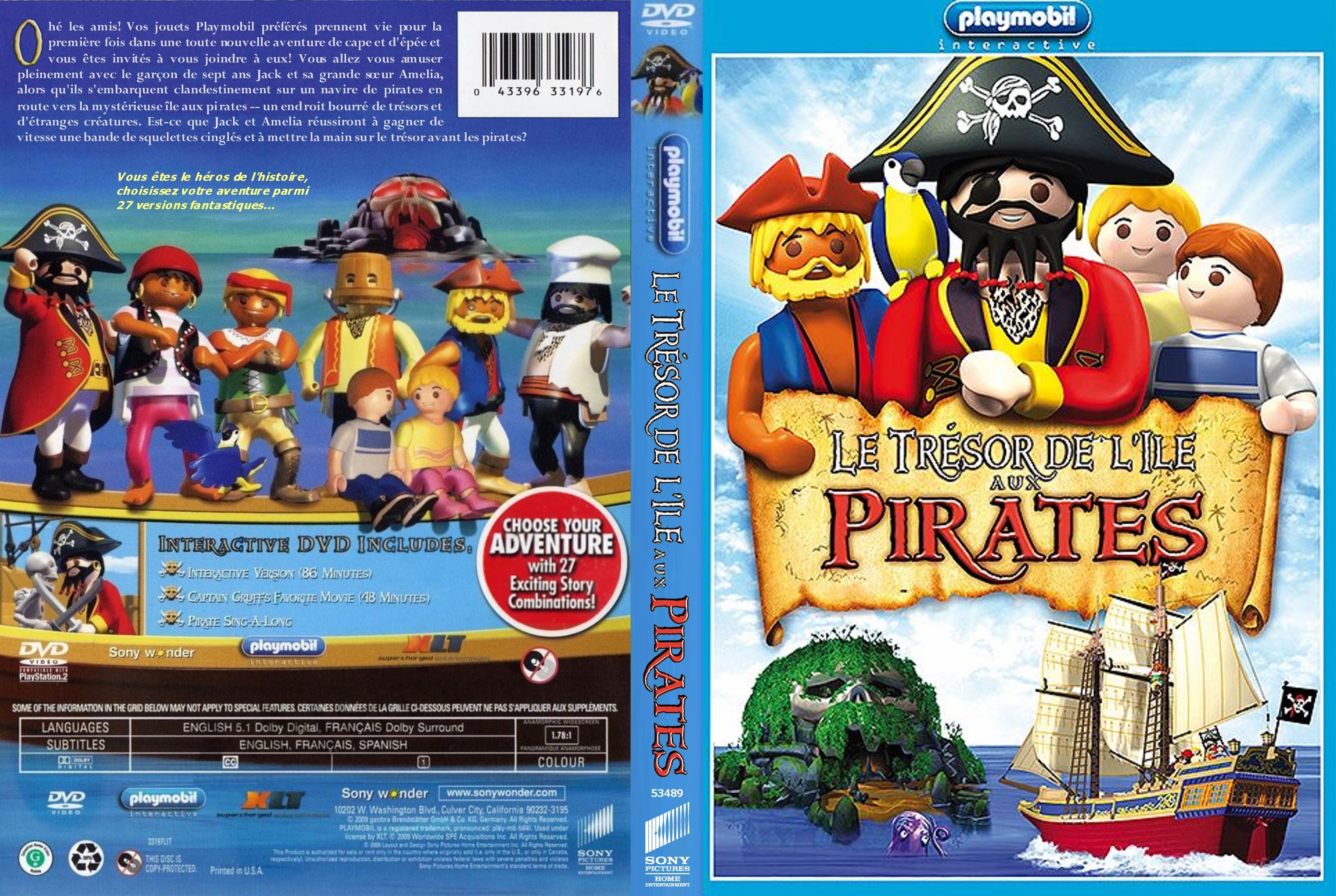 Jaquette DVD Playmobil - Le Tresor de l
