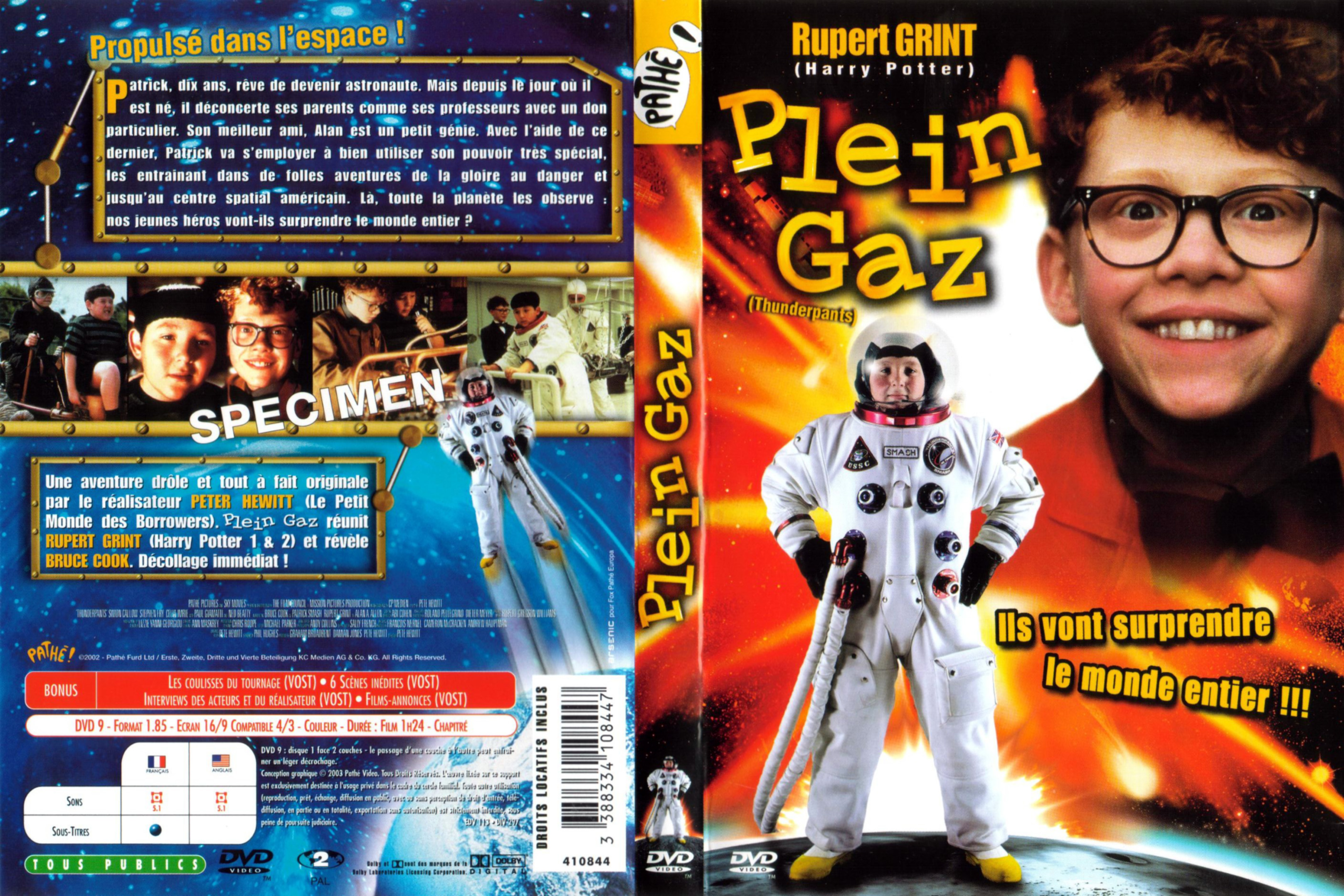 Jaquette DVD Plein gaz