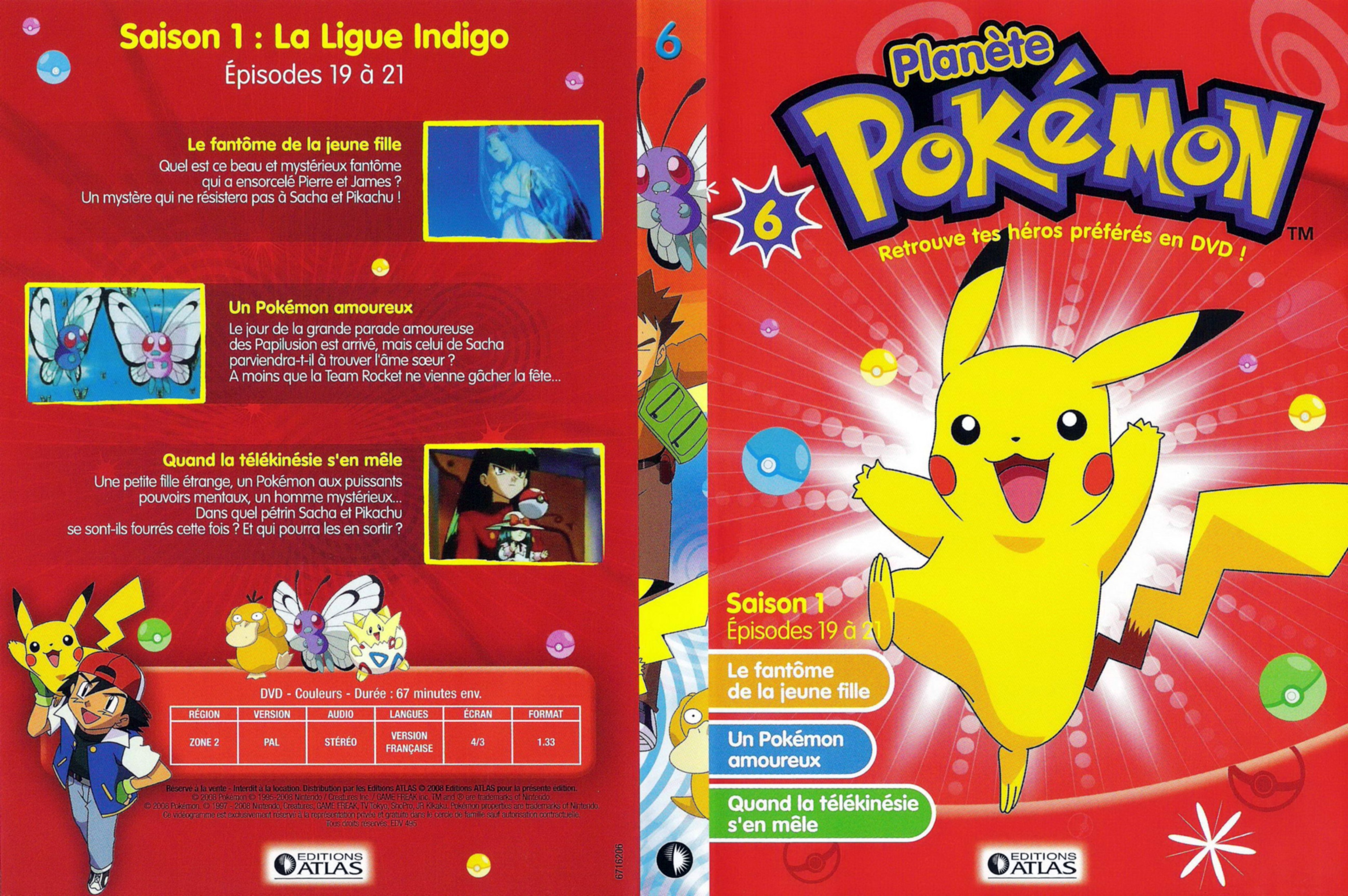 Jaquette DVD Plenete Pokemon vol 06
