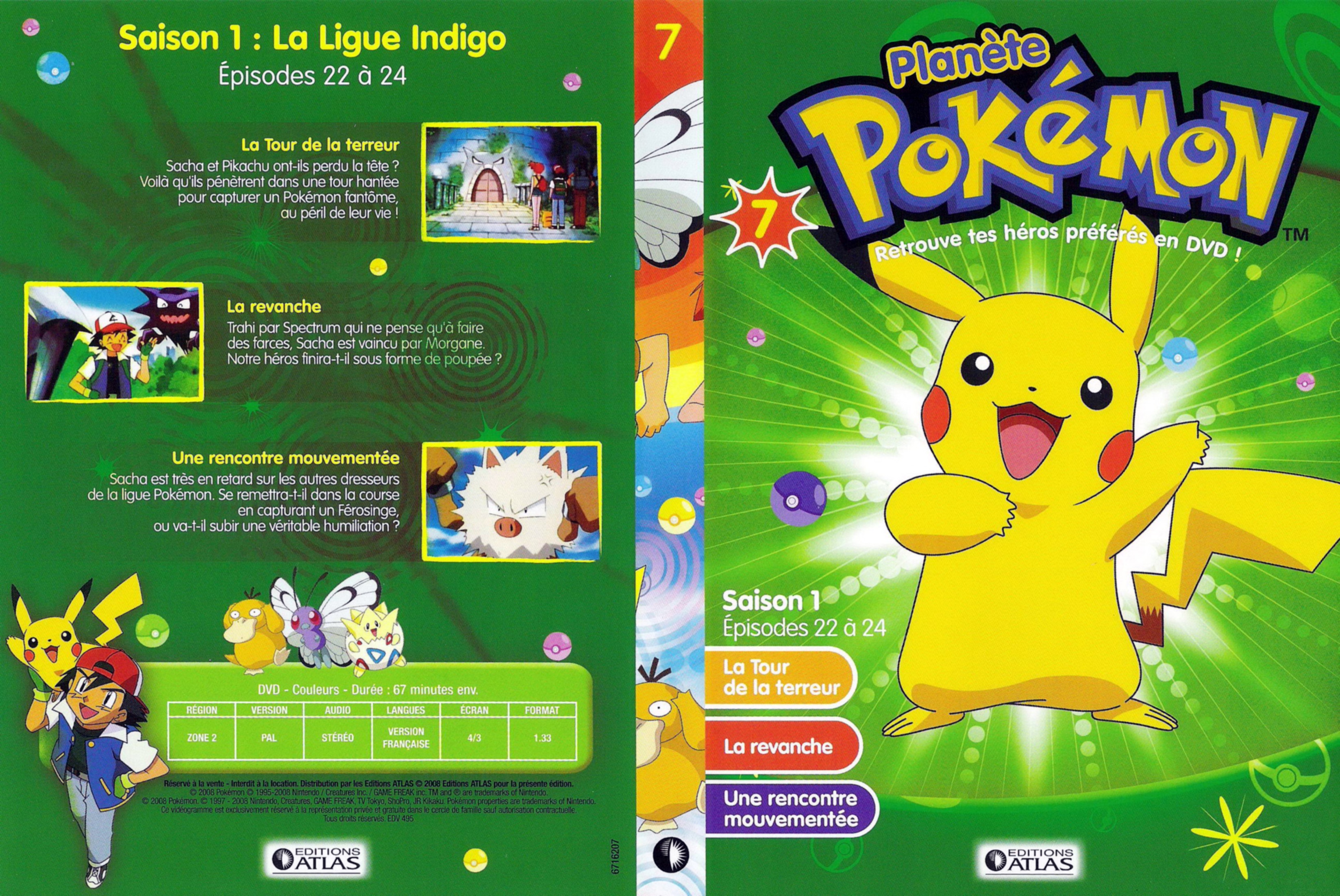Jaquette DVD Plenete Pokemon vol 07
