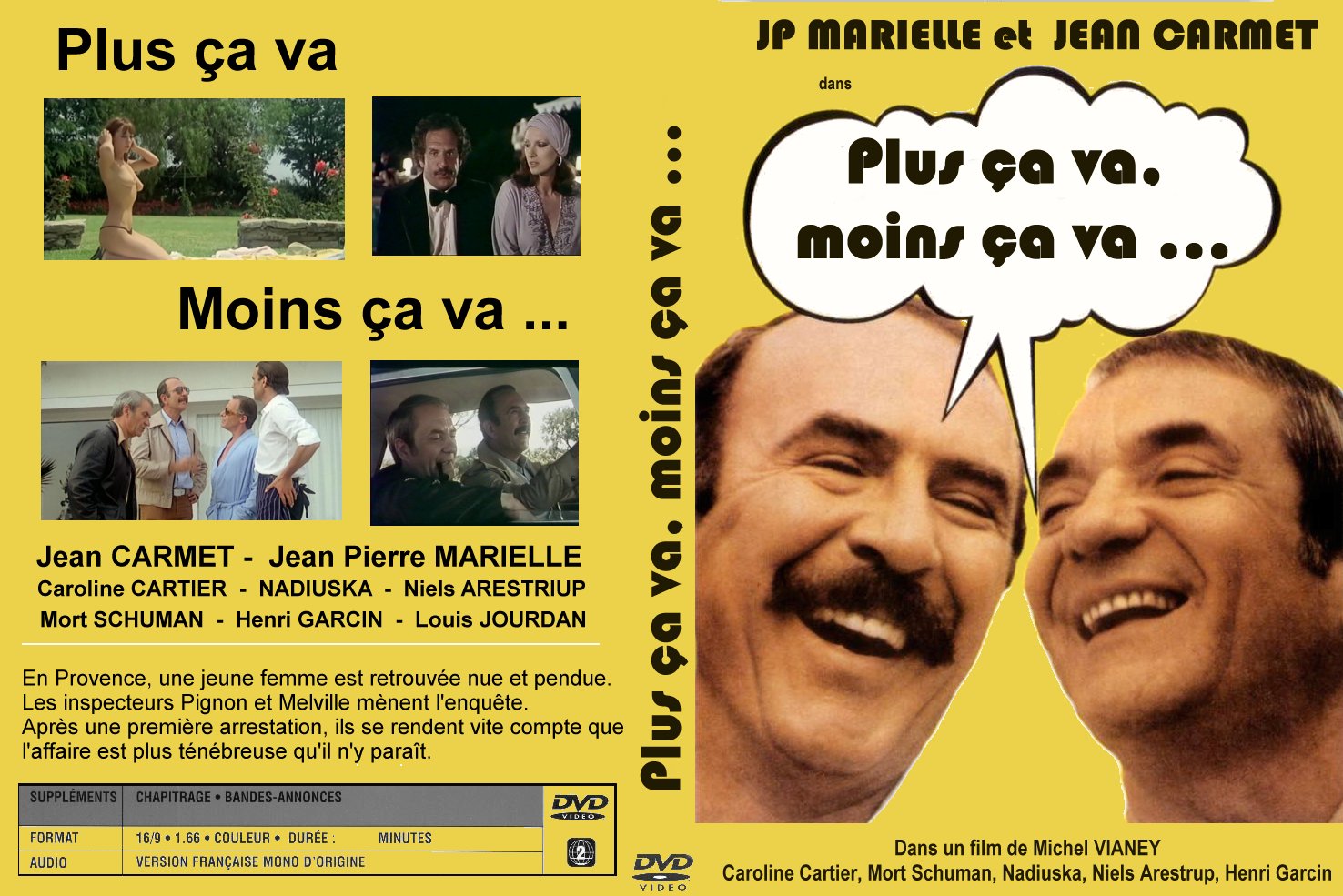 Jaquette DVD Plus ca va  moins ca va custom