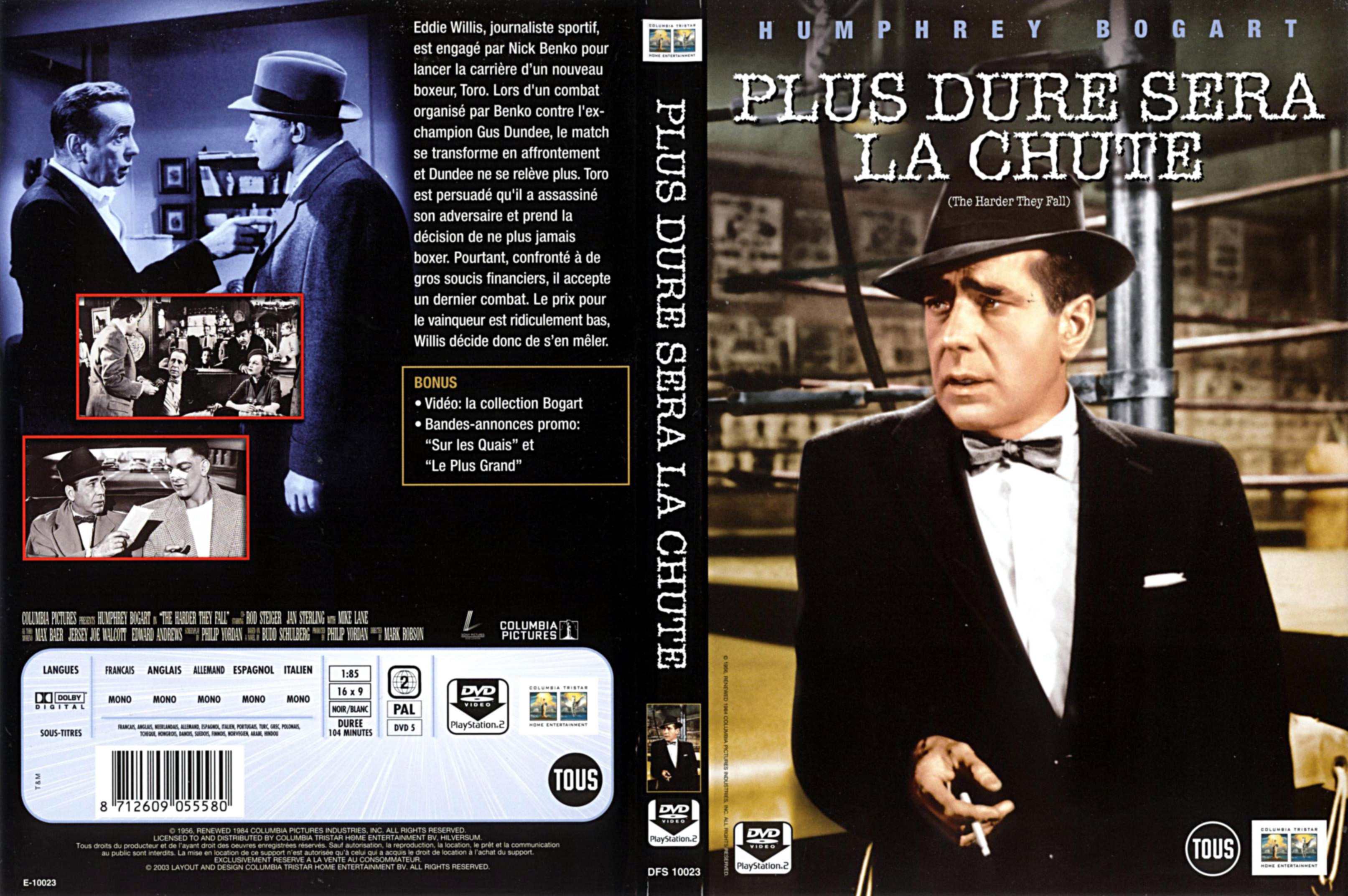 Jaquette DVD Plus dure sera la chute