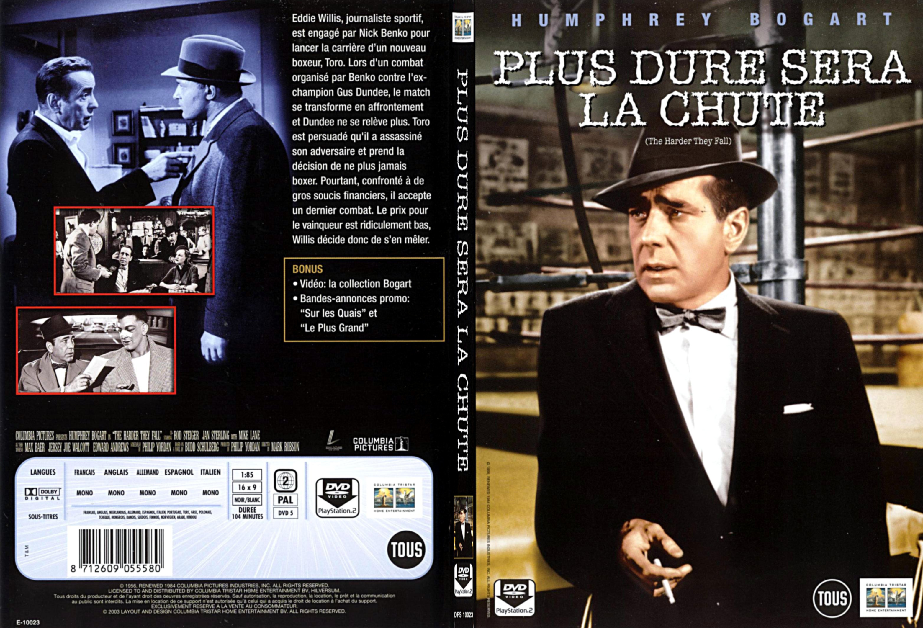 Jaquette DVD Plus dure sera la chute - SLIM