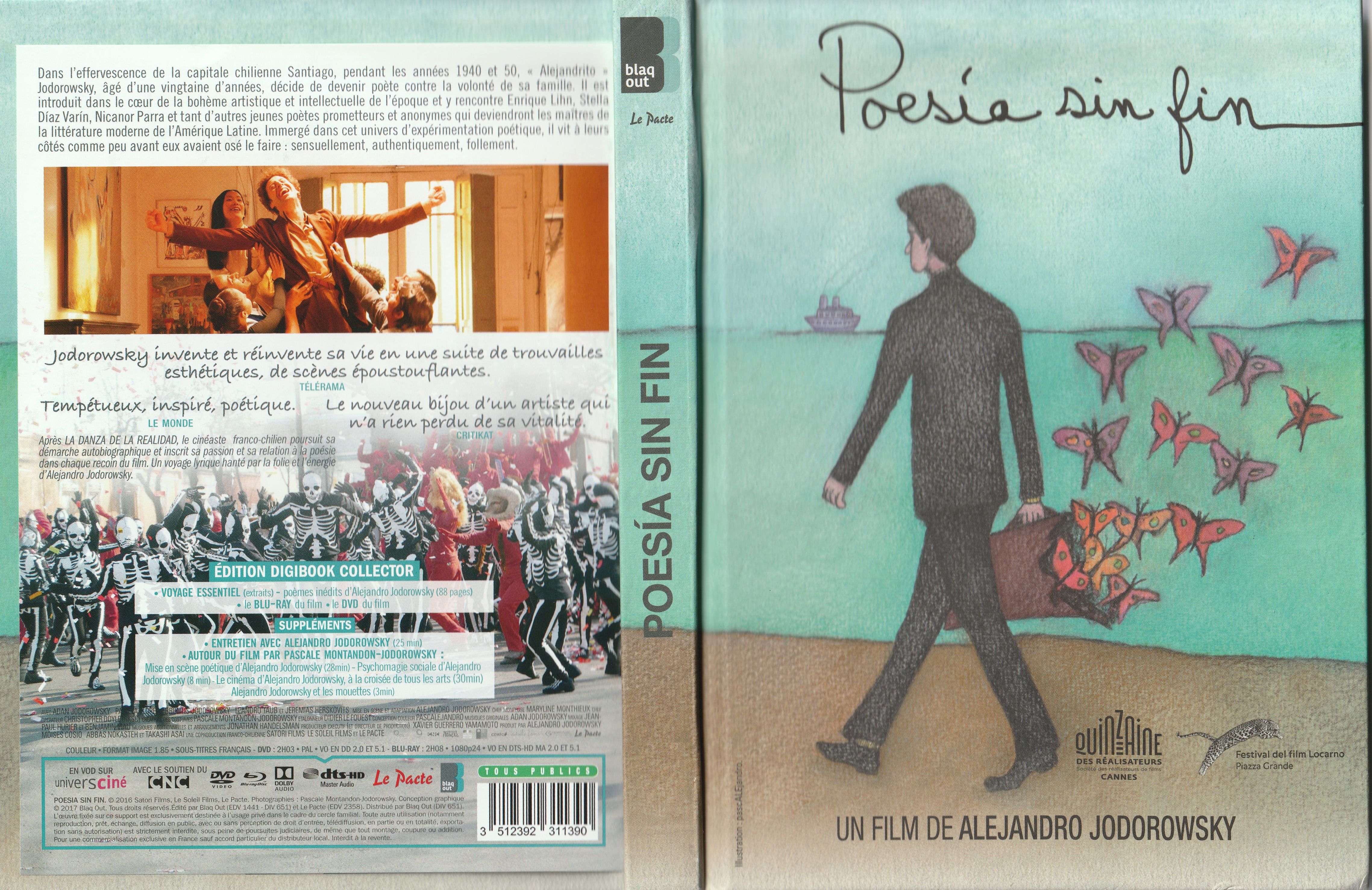 Jaquette DVD Poesia sin fin