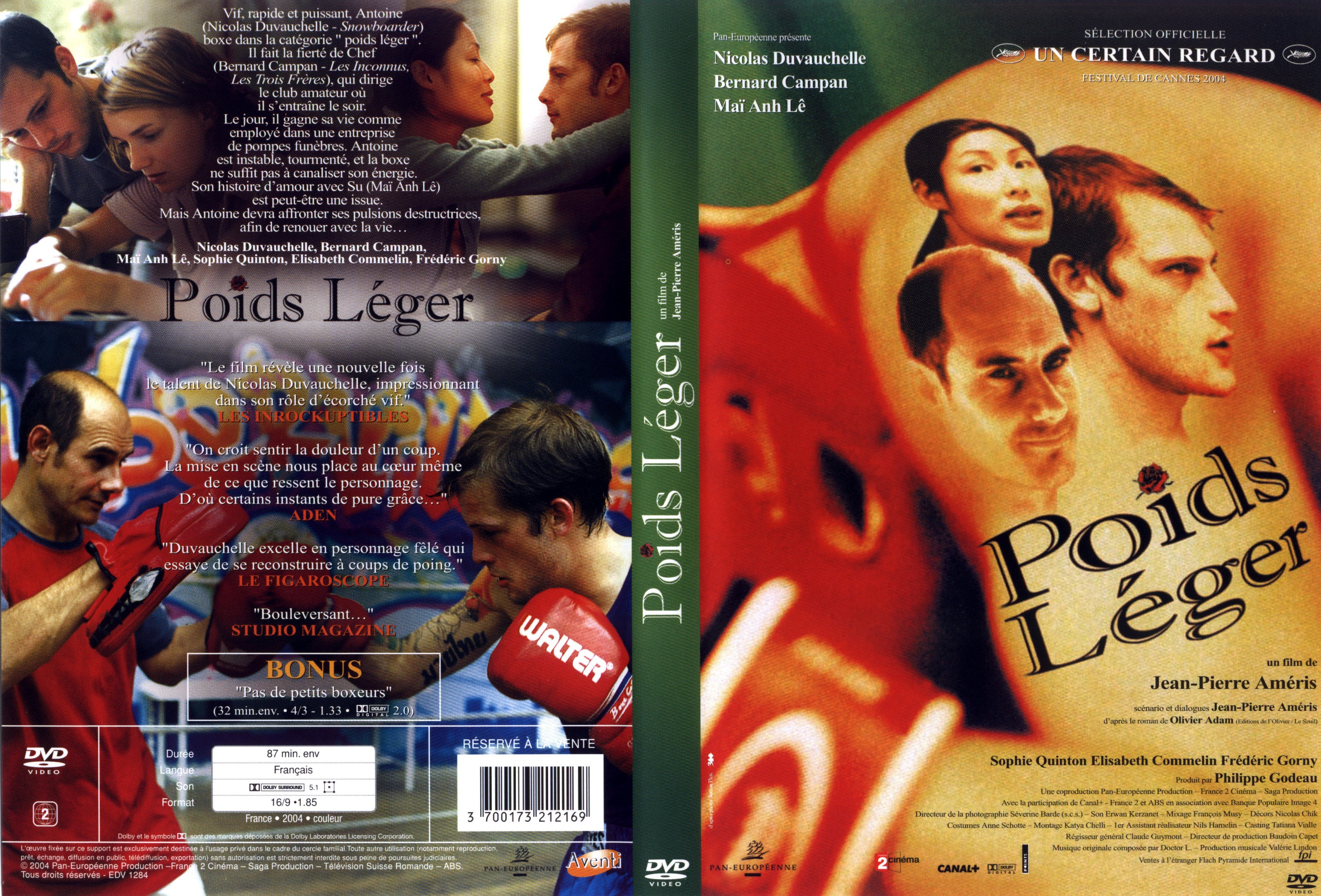 Jaquette DVD Poids lger