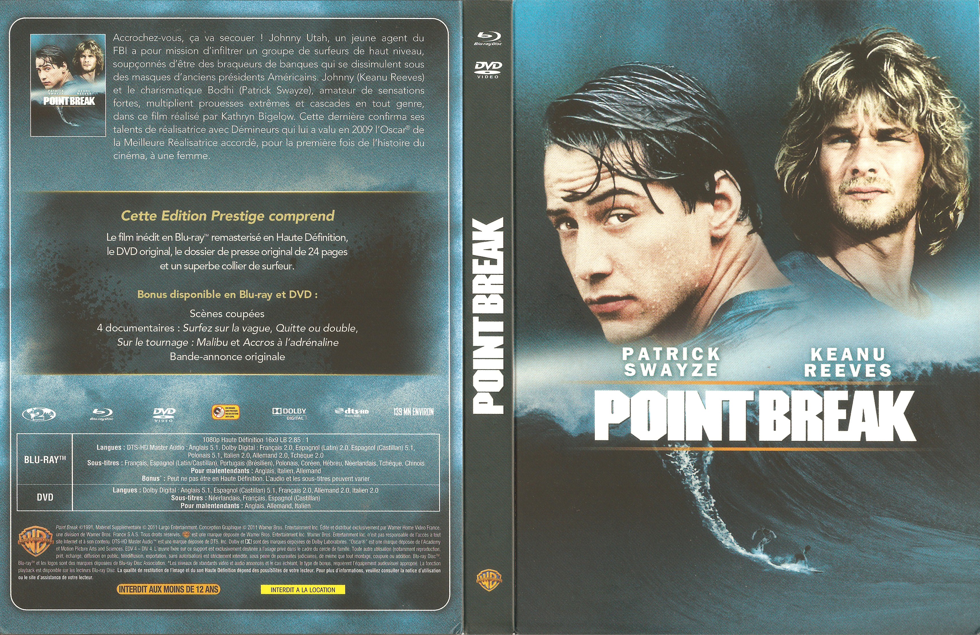 Jaquette DVD Point break (BLU-RAY) v3