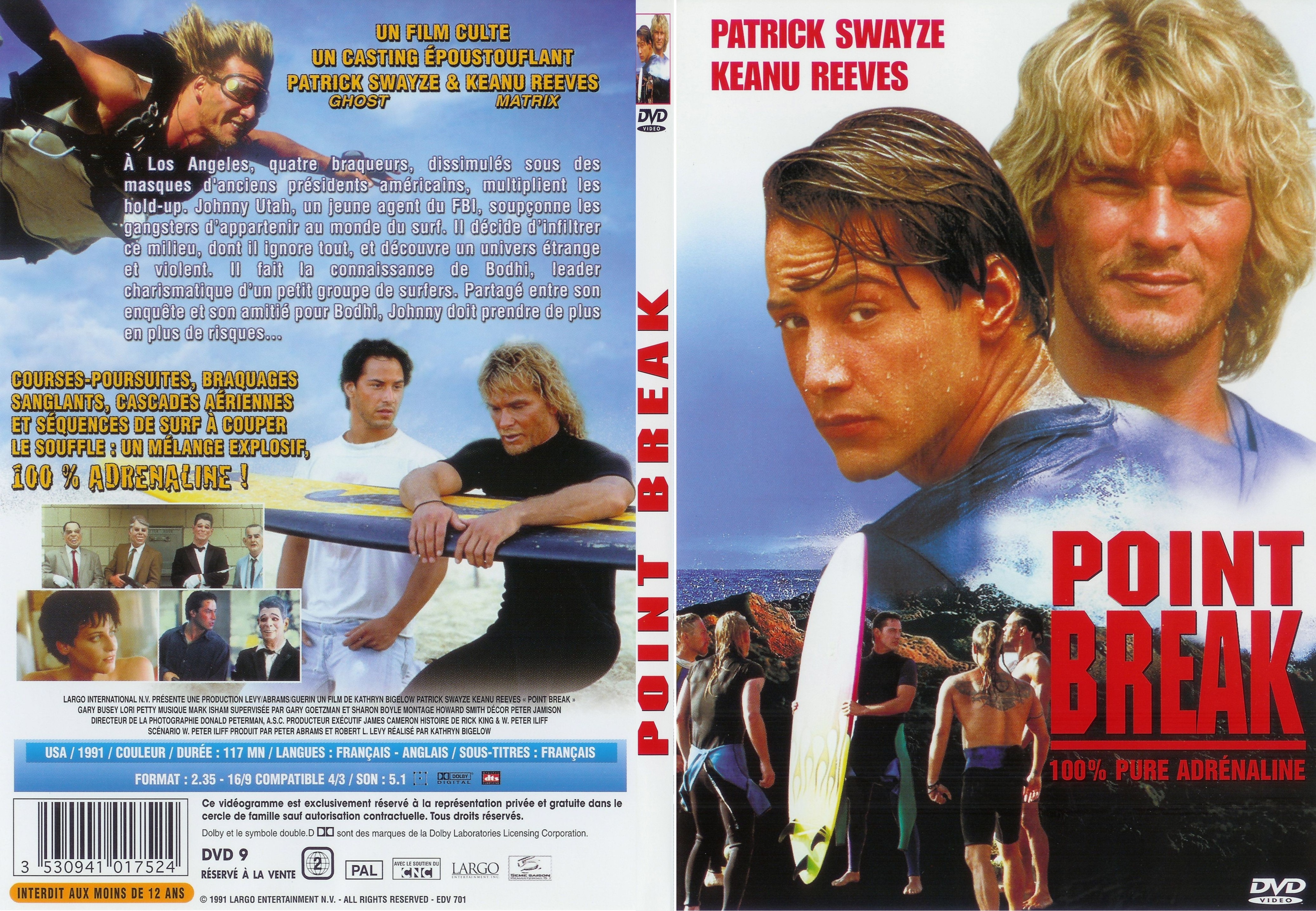 Jaquette DVD Point break - SLIM