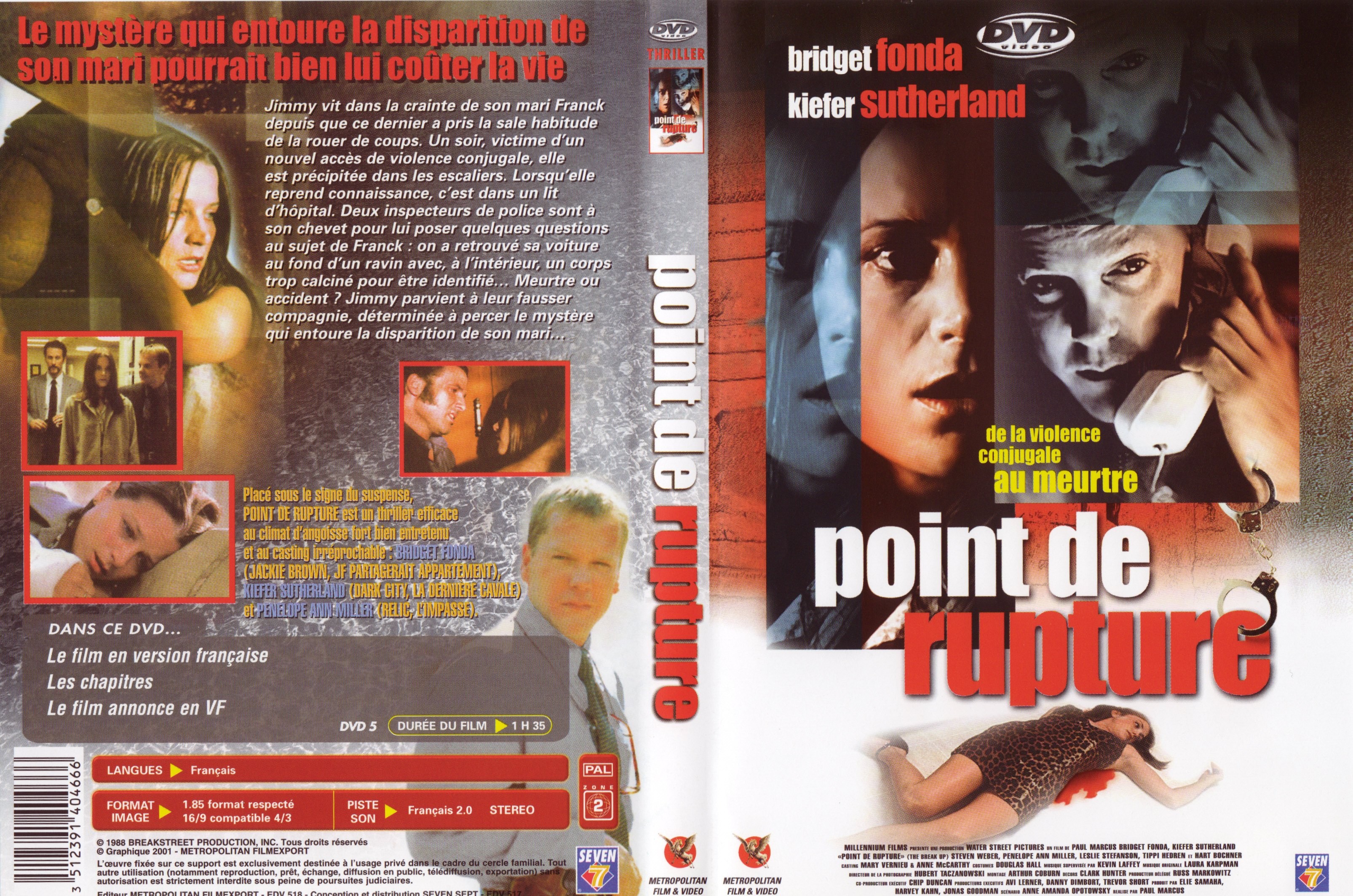 Jaquette DVD Point de rupture