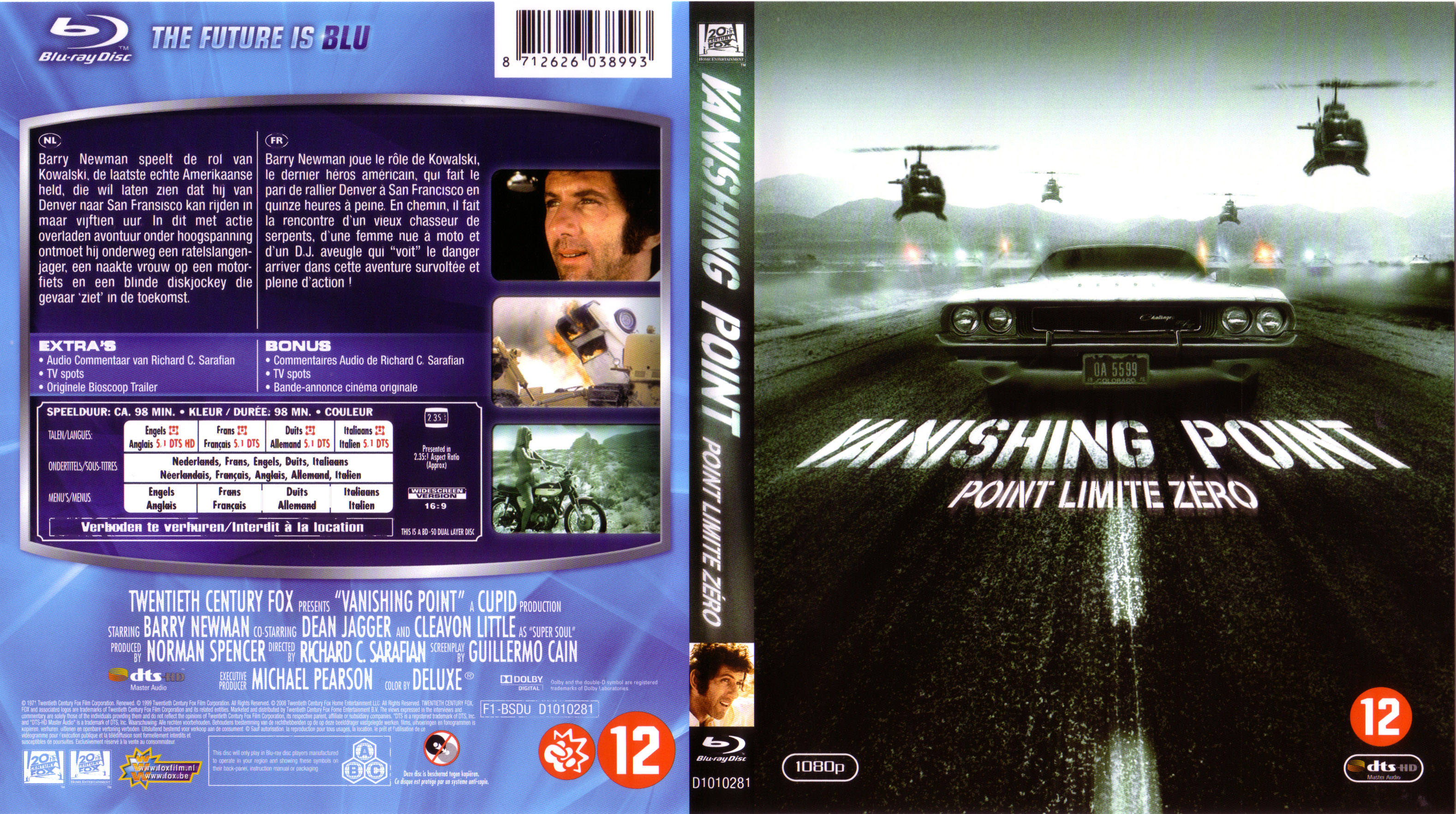 Jaquette DVD Point limite zero (BLU-RAY)