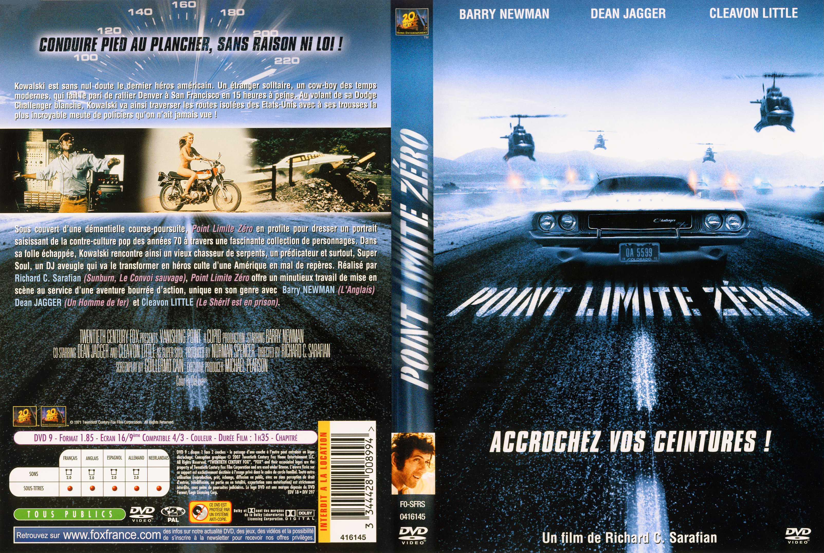 Jaquette DVD Point limite zro v2