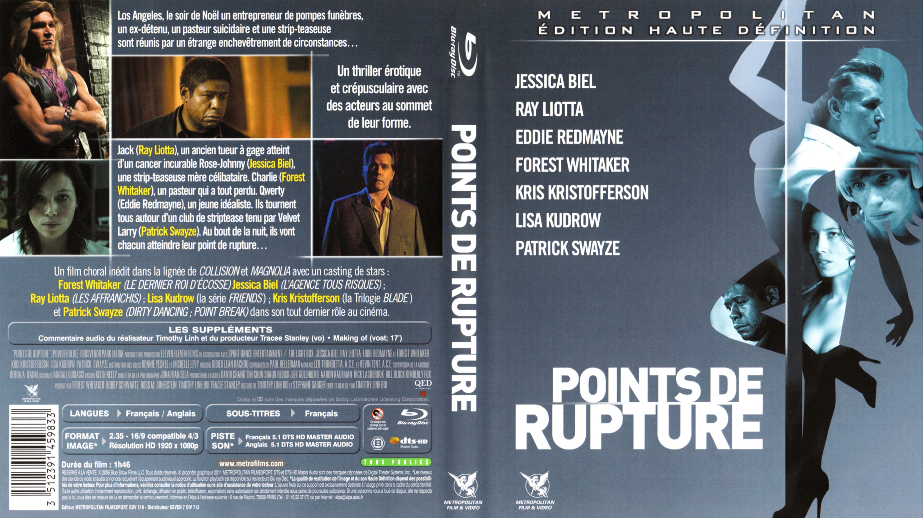Jaquette DVD Points de rupture (BLU-RAY)
