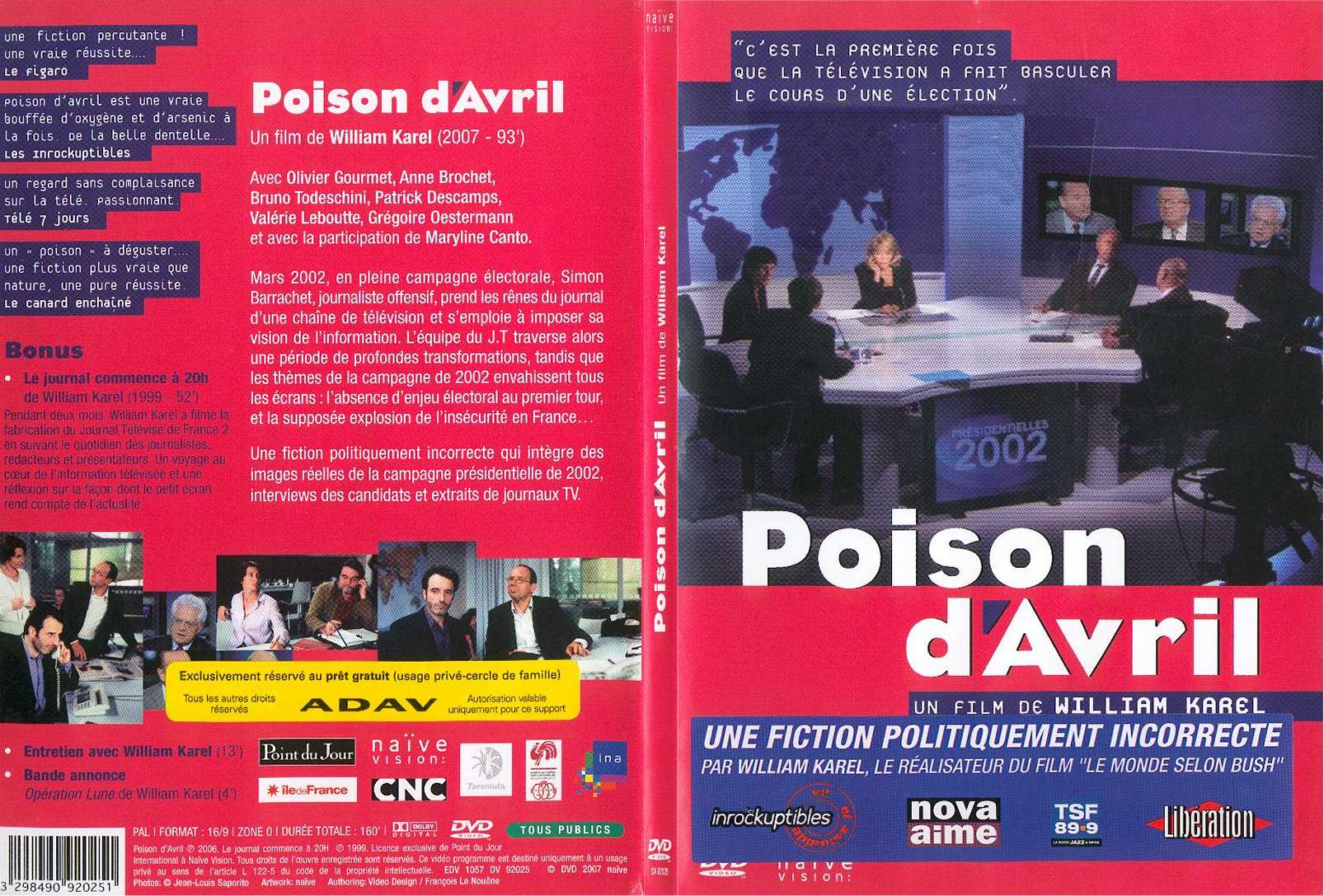 Jaquette DVD Poison d