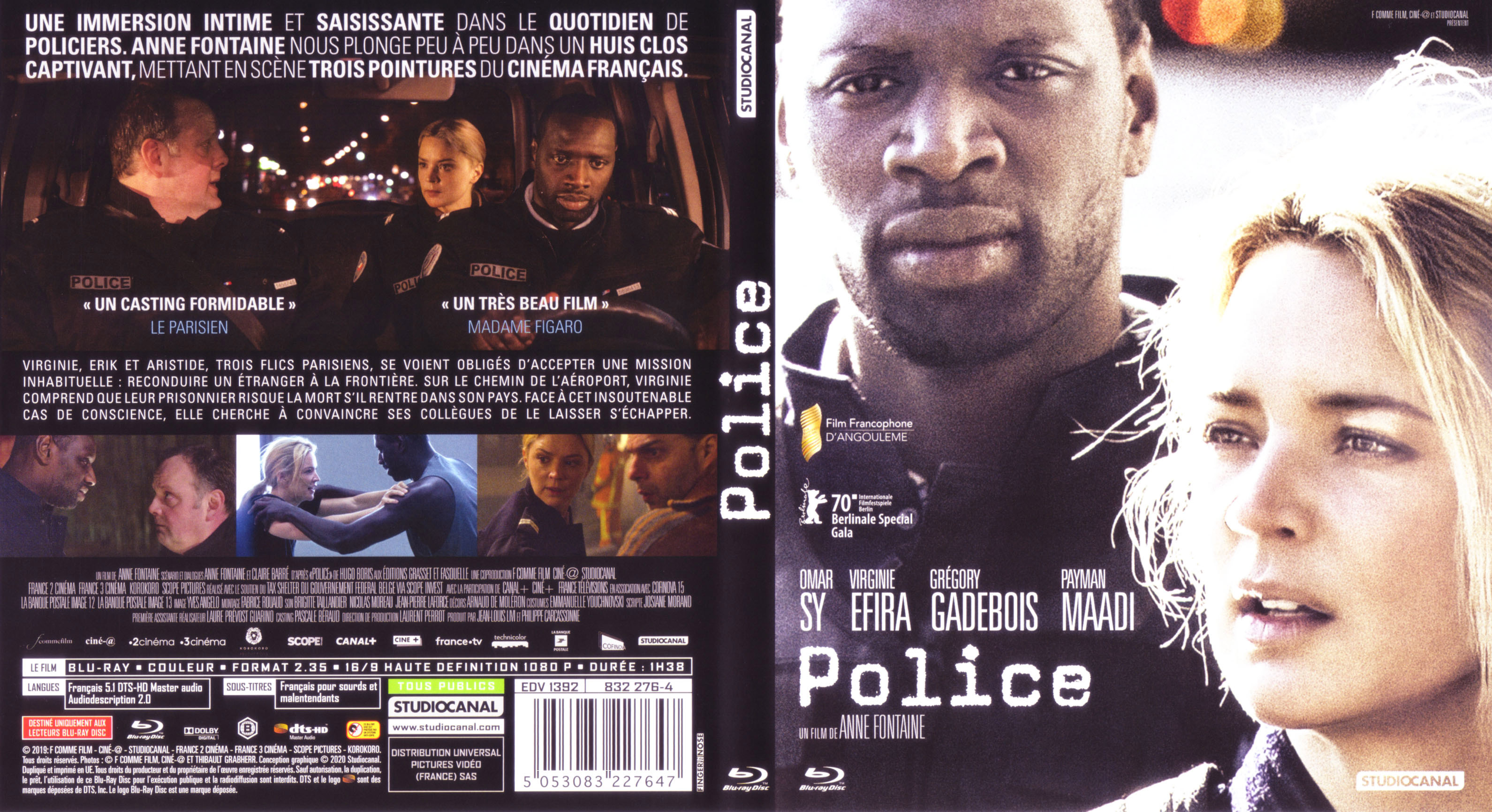 Jaquette DVD Police 2019 (BLU-RAY)