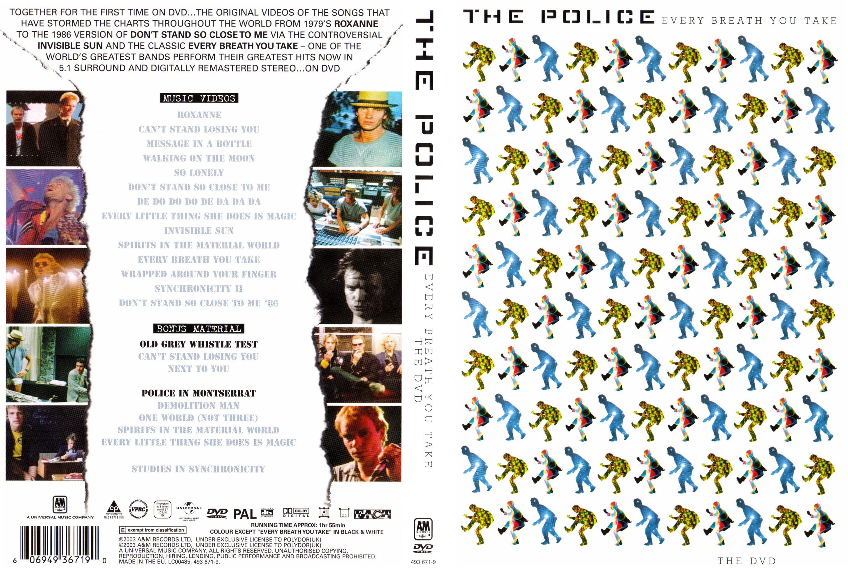 Jaquette DVD Police Every breath you take