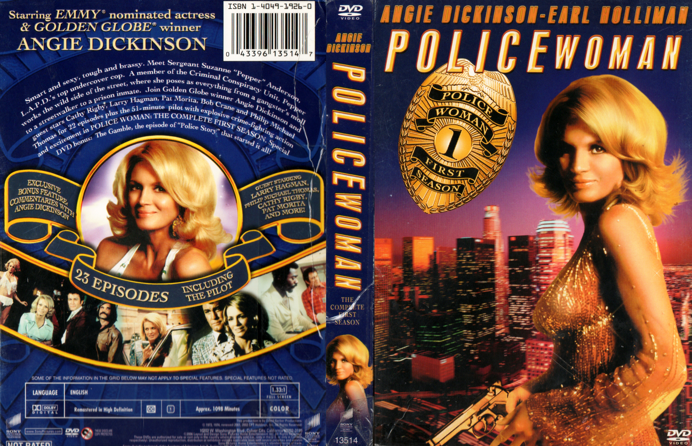 Jaquette DVD Police Woman Saison 1 COFFRET Zone 1