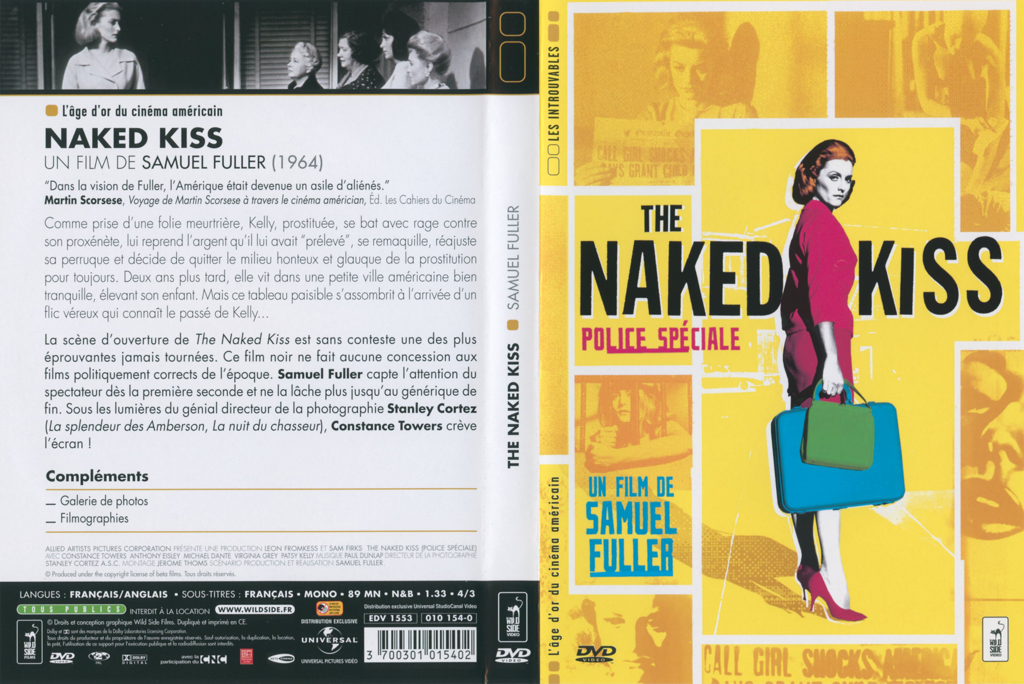 Jaquette DVD Police speciale - the naked kiss