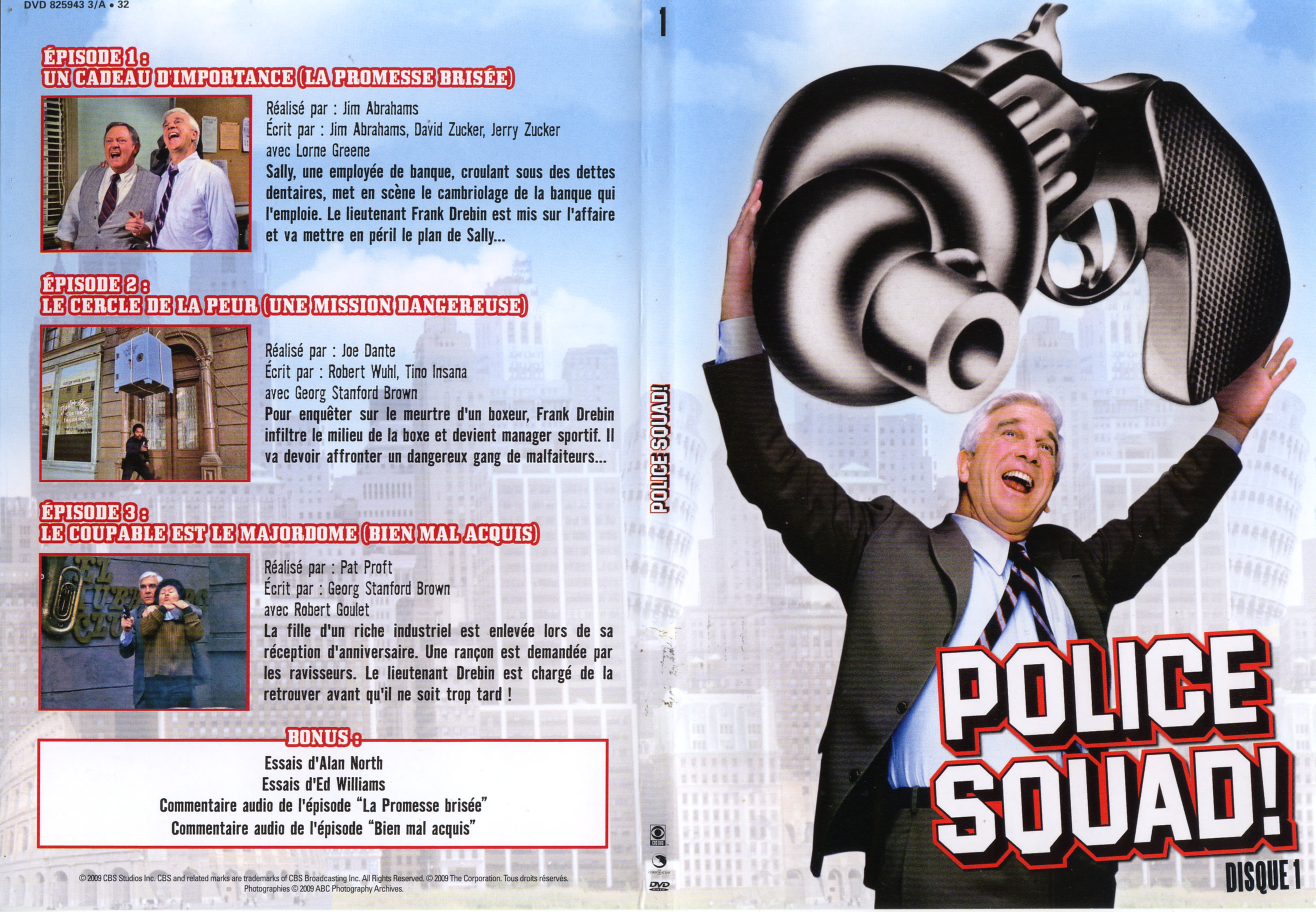 Jaquette DVD Police squad DVD 1