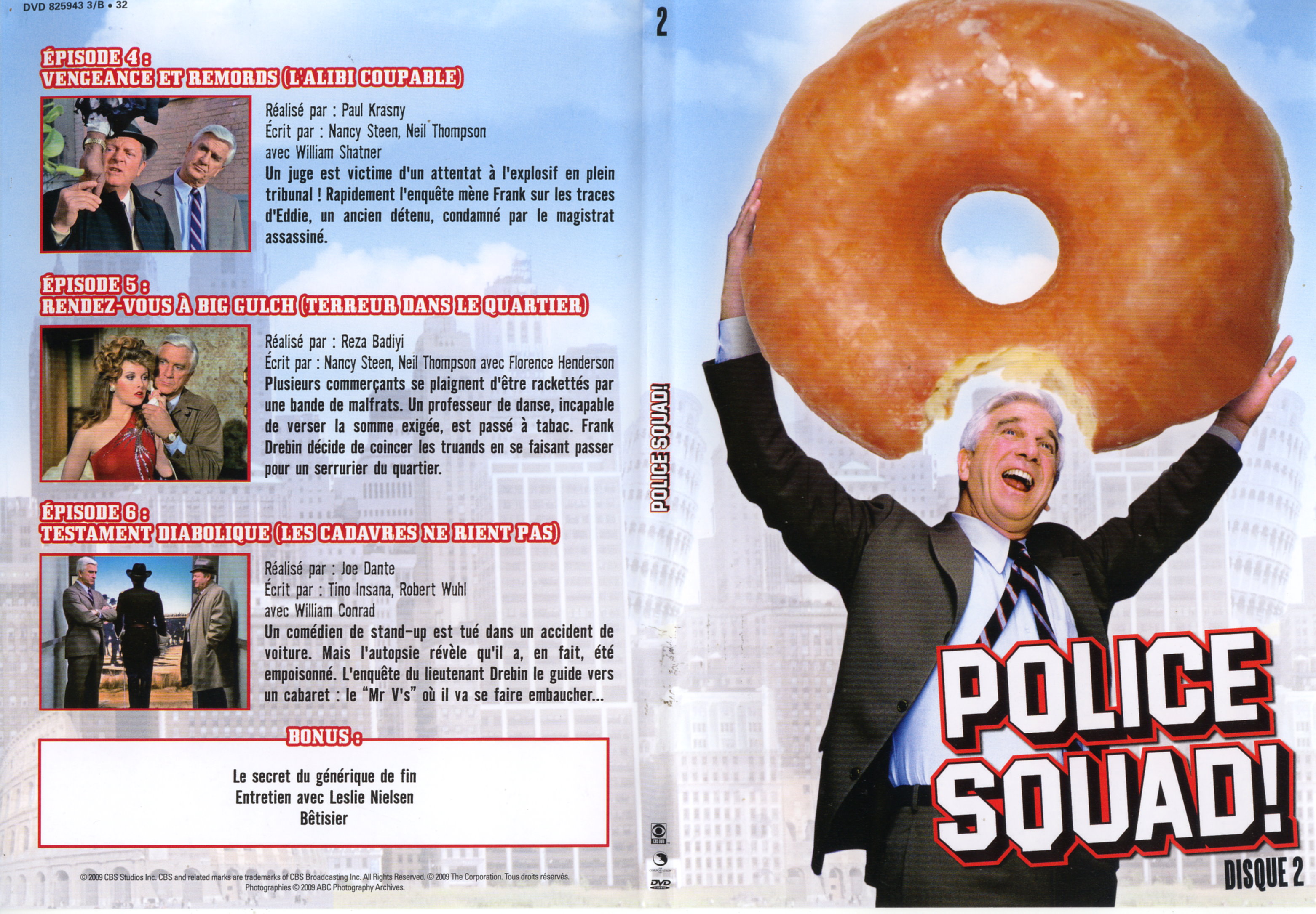 Jaquette DVD Police squad DVD 2