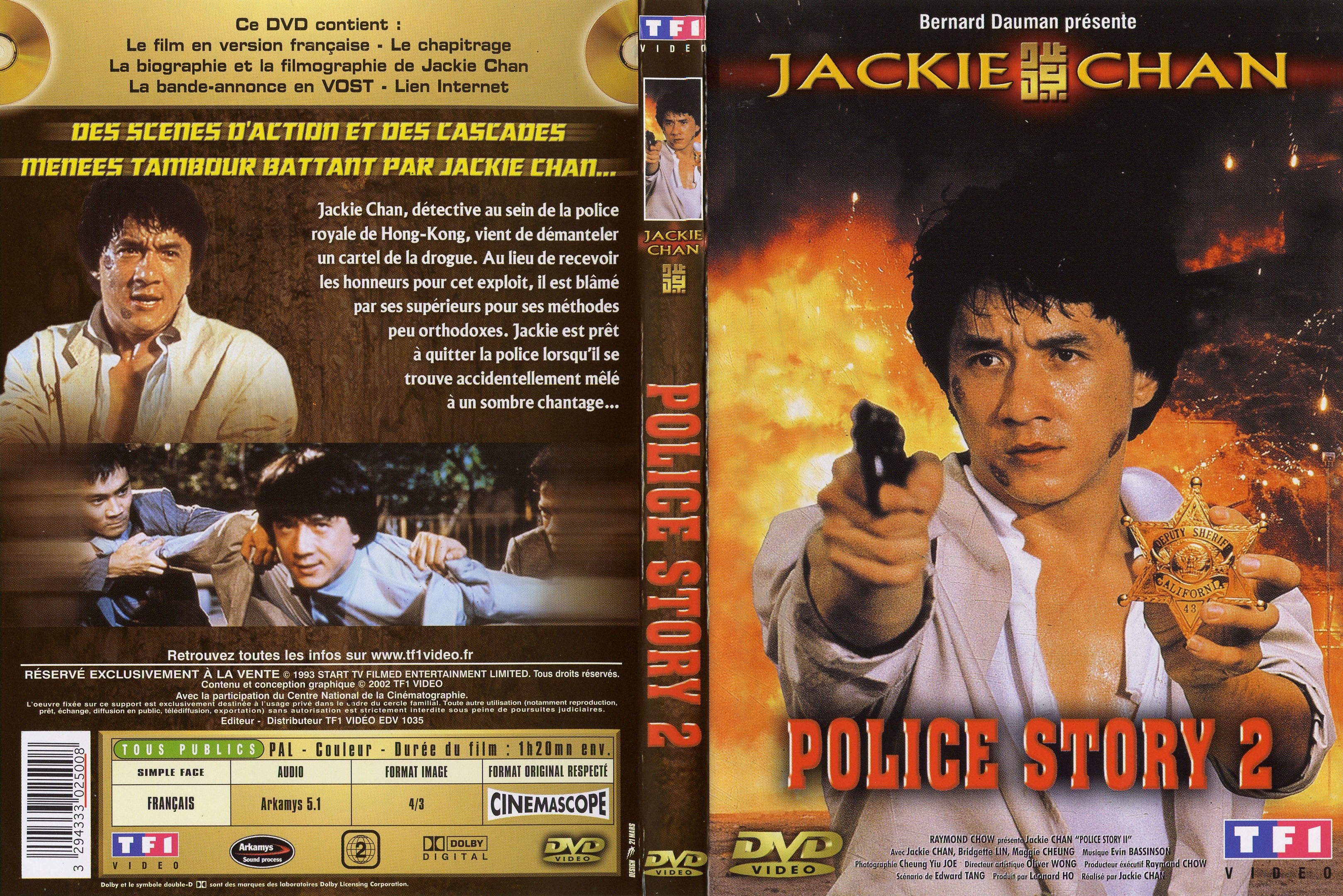 Jaquette DVD Police story 2