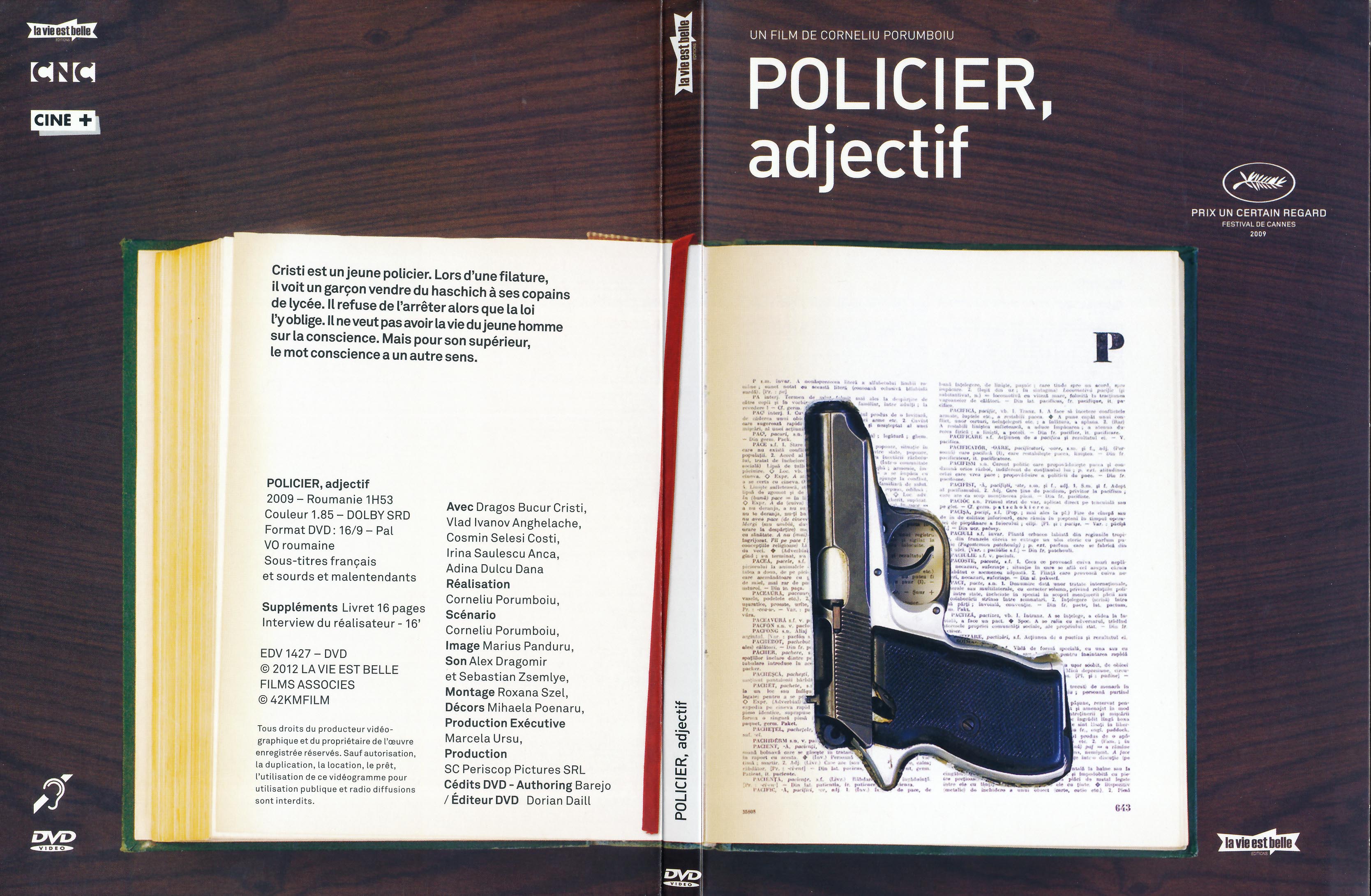 Jaquette DVD Policier adjectif