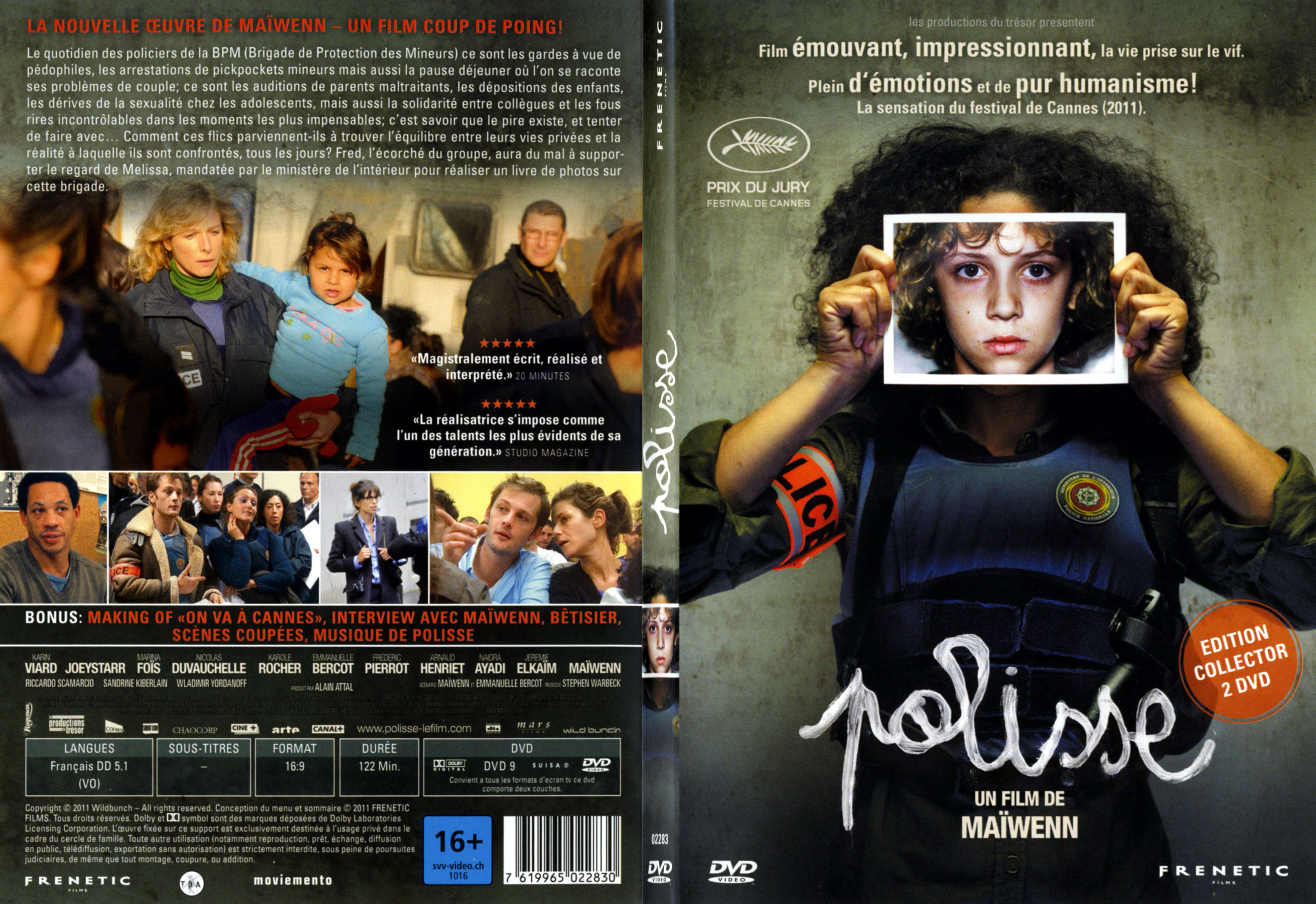 Jaquette DVD Polisse - SLIM v2