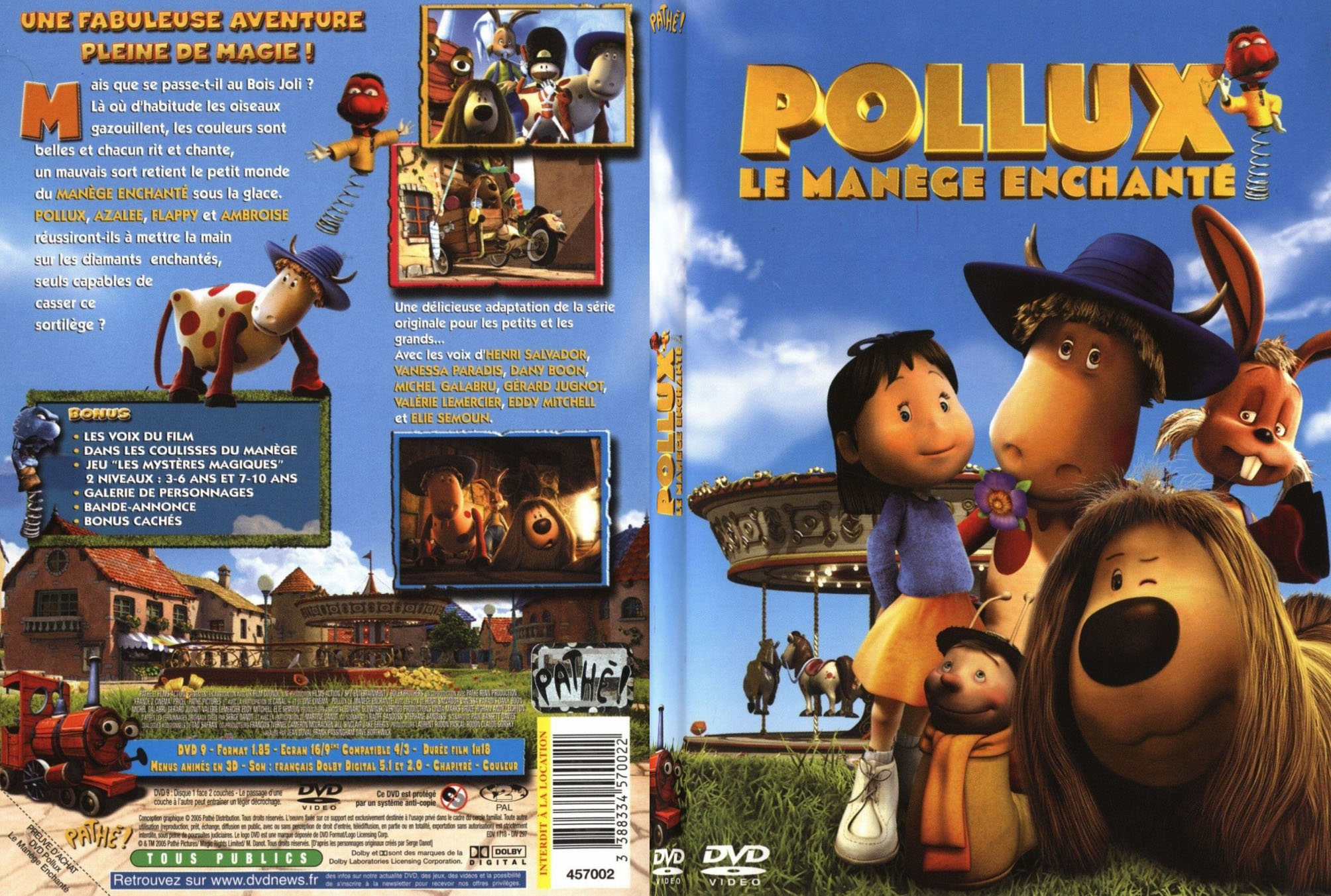 Jaquette DVD Pollux et le mange enchant - SLIM