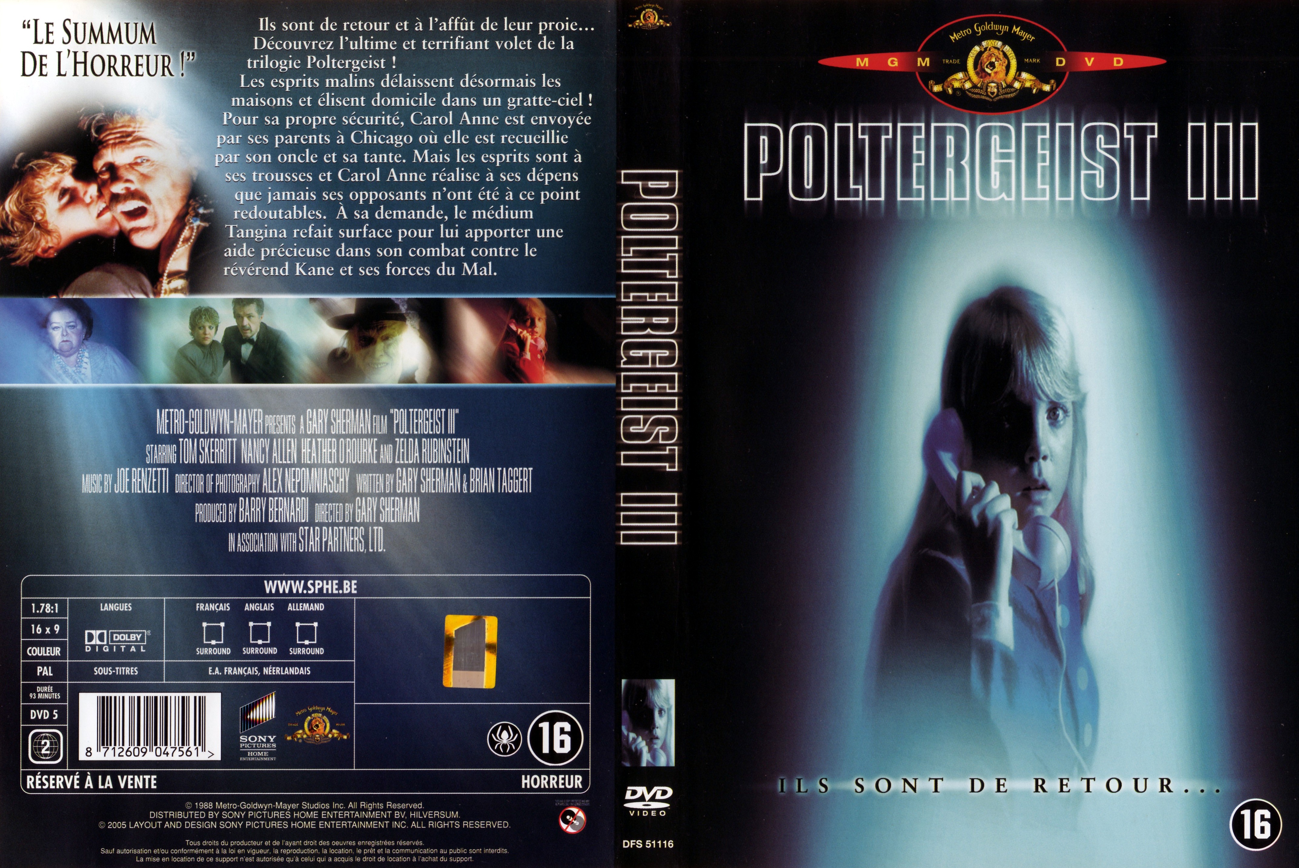 Jaquette DVD Poltergeist 3