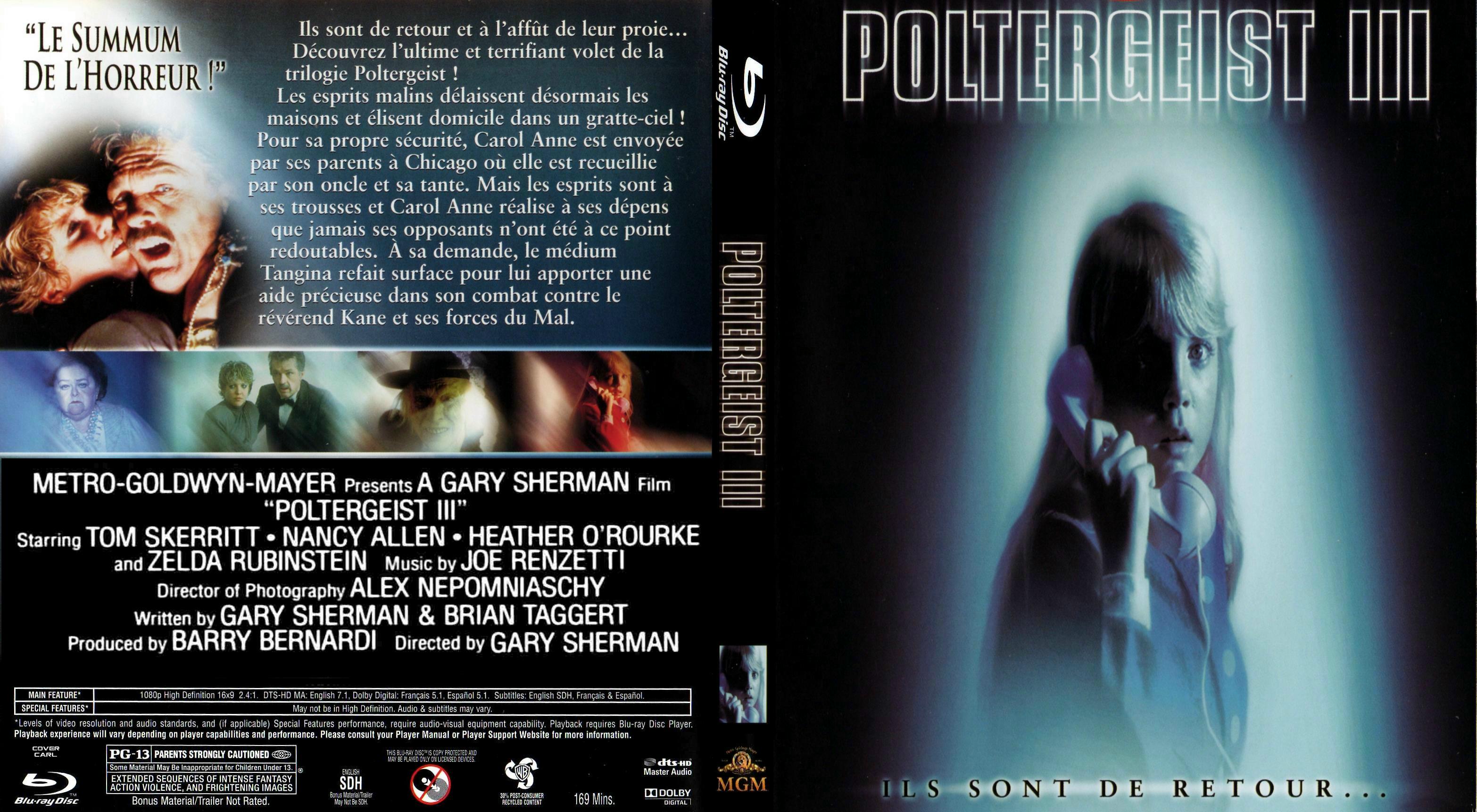 Jaquette DVD Poltergeist 3 custom (BLU-RAY)