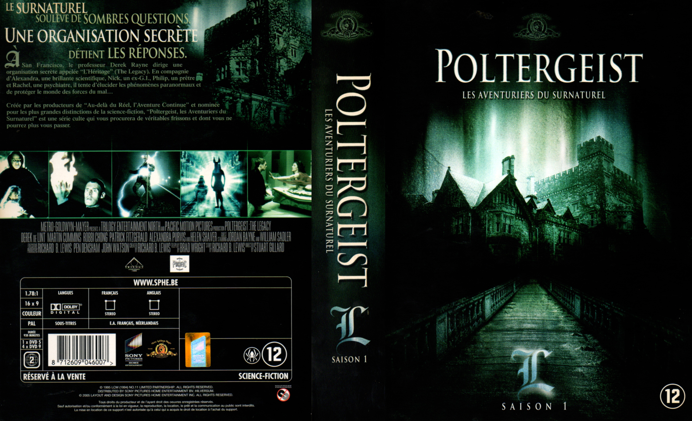 Jaquette DVD Poltergeist Saison 1 COFFRET