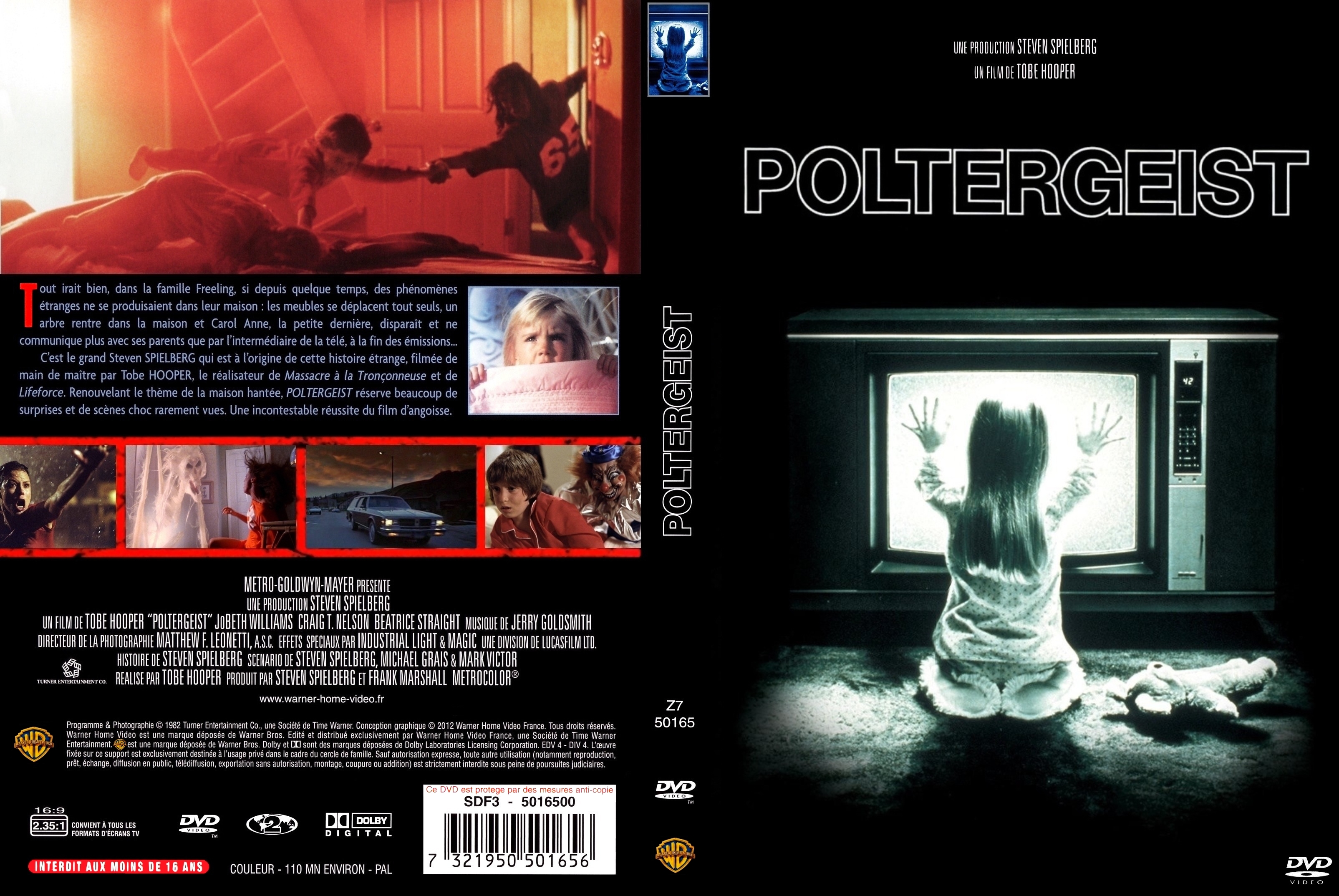 Jaquette DVD Poltergeist custom