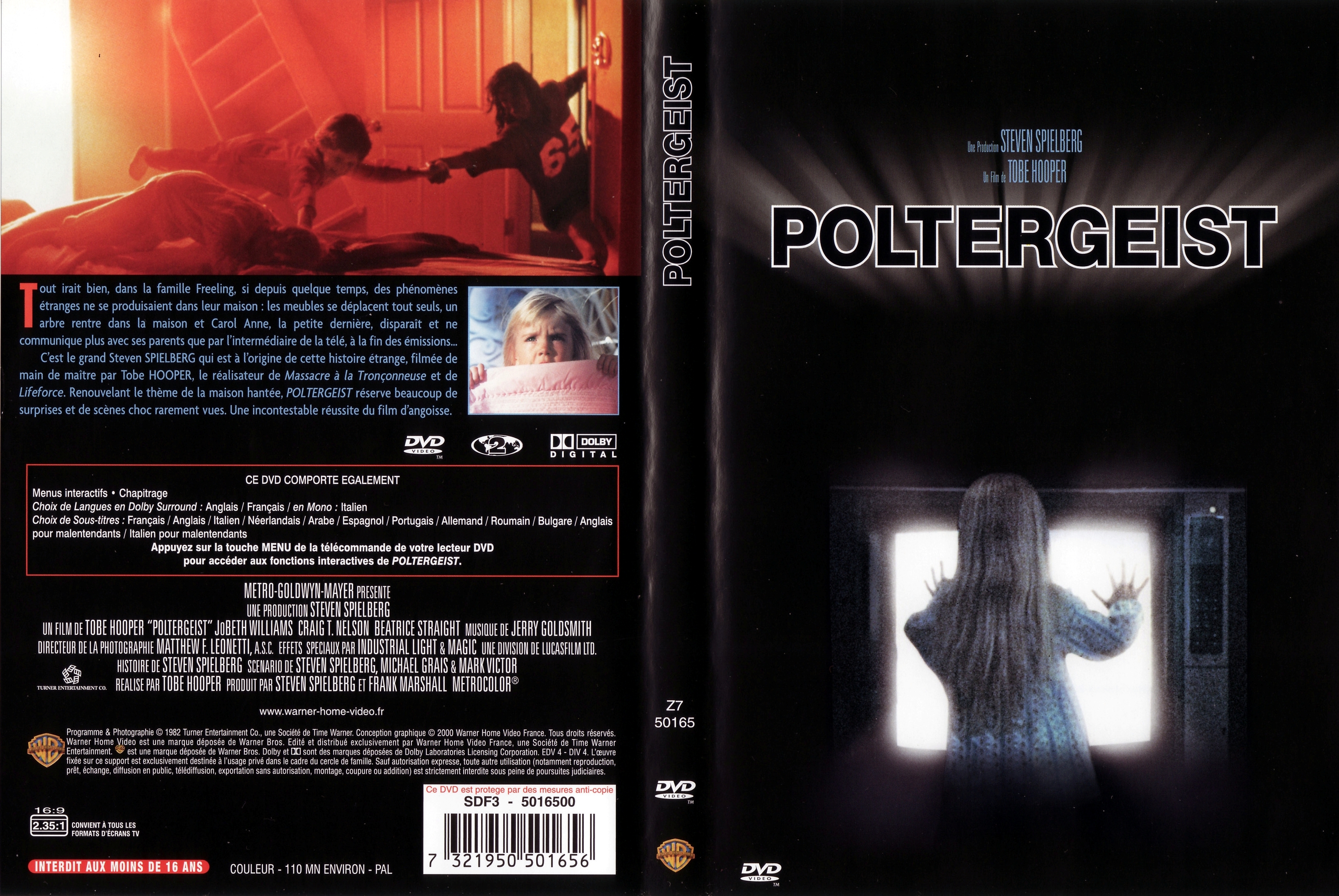 Jaquette DVD Poltergeist v3