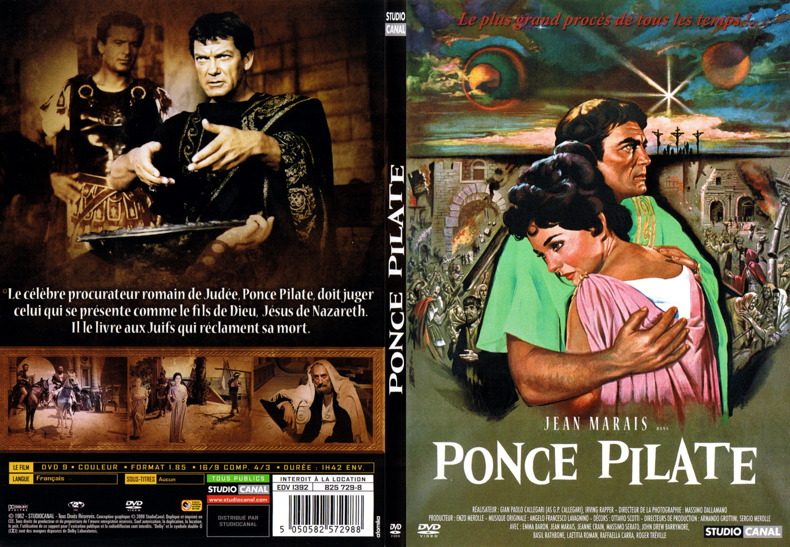 Jaquette DVD Ponce Pilate - SLIM