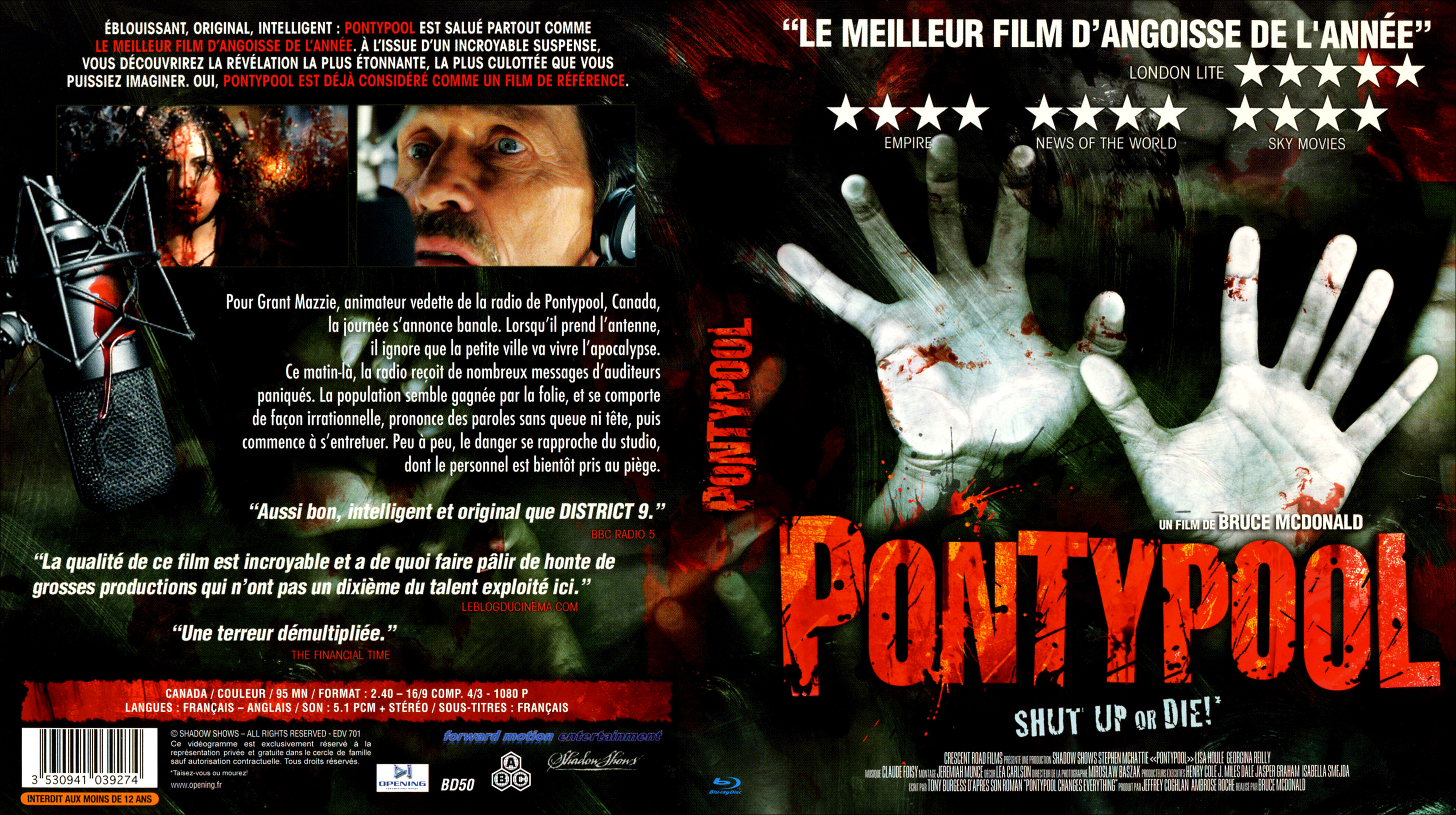 Jaquette DVD Pontypool (BLU-RAY)