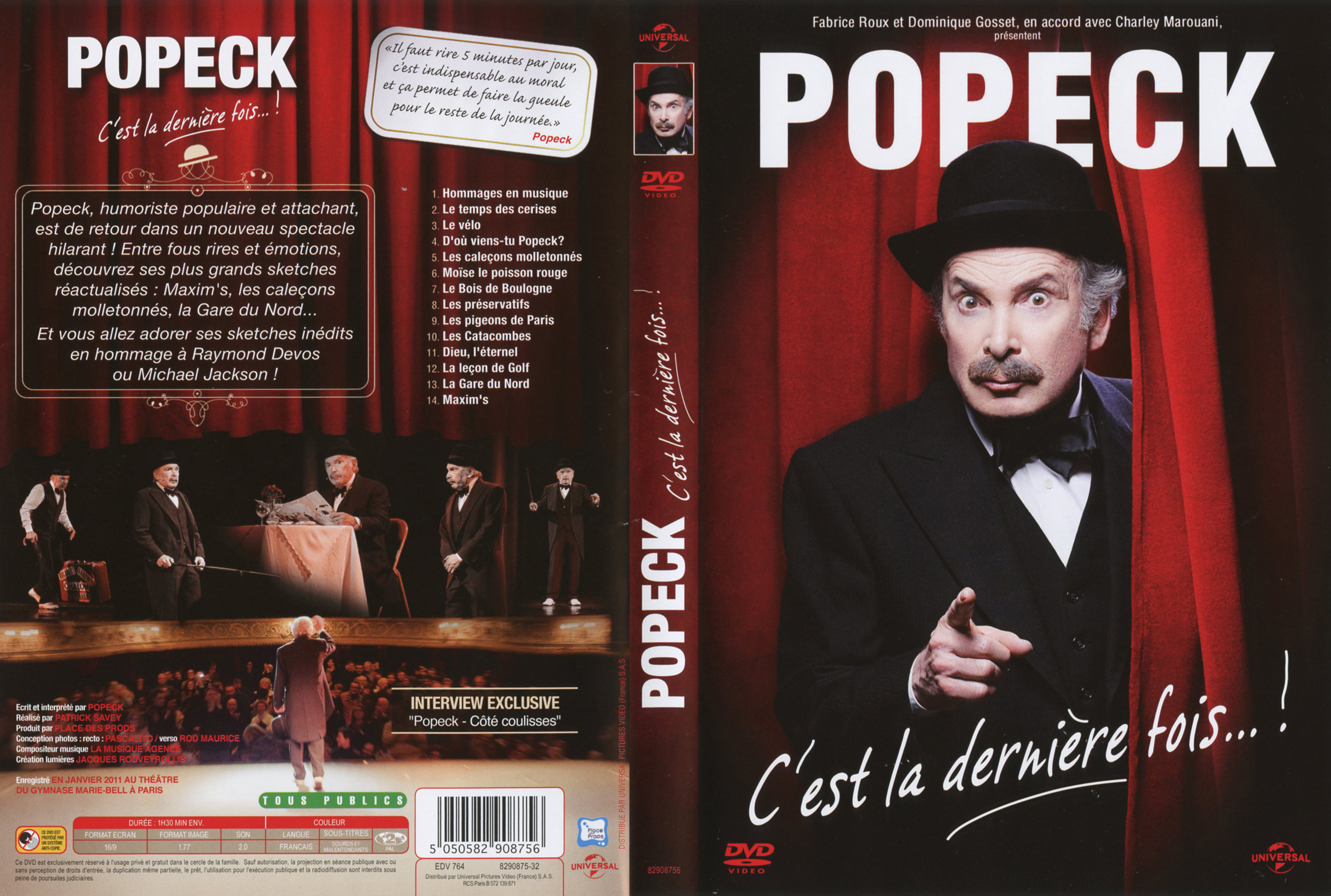 Jaquette DVD Popeck c
