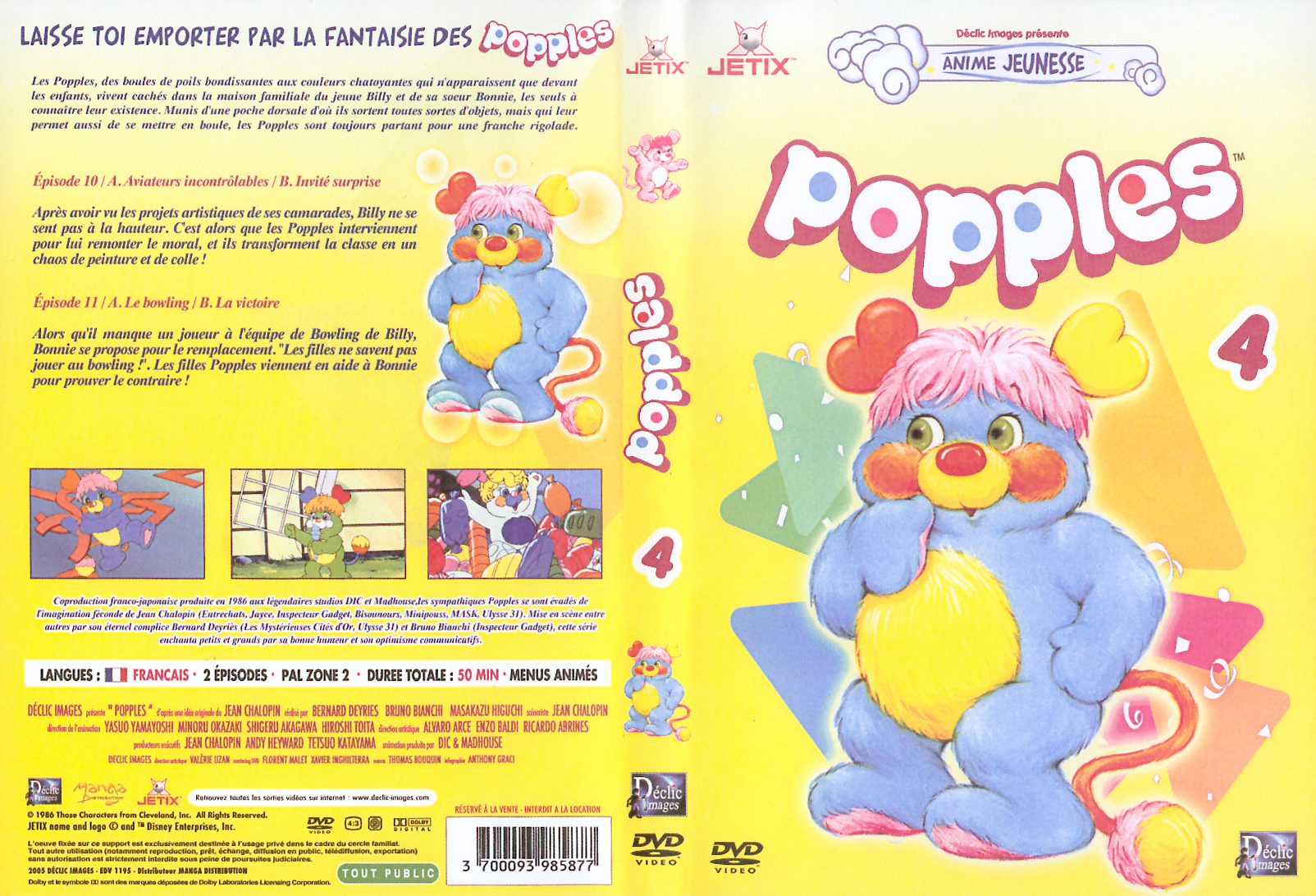 Jaquette DVD Popples vol 4
