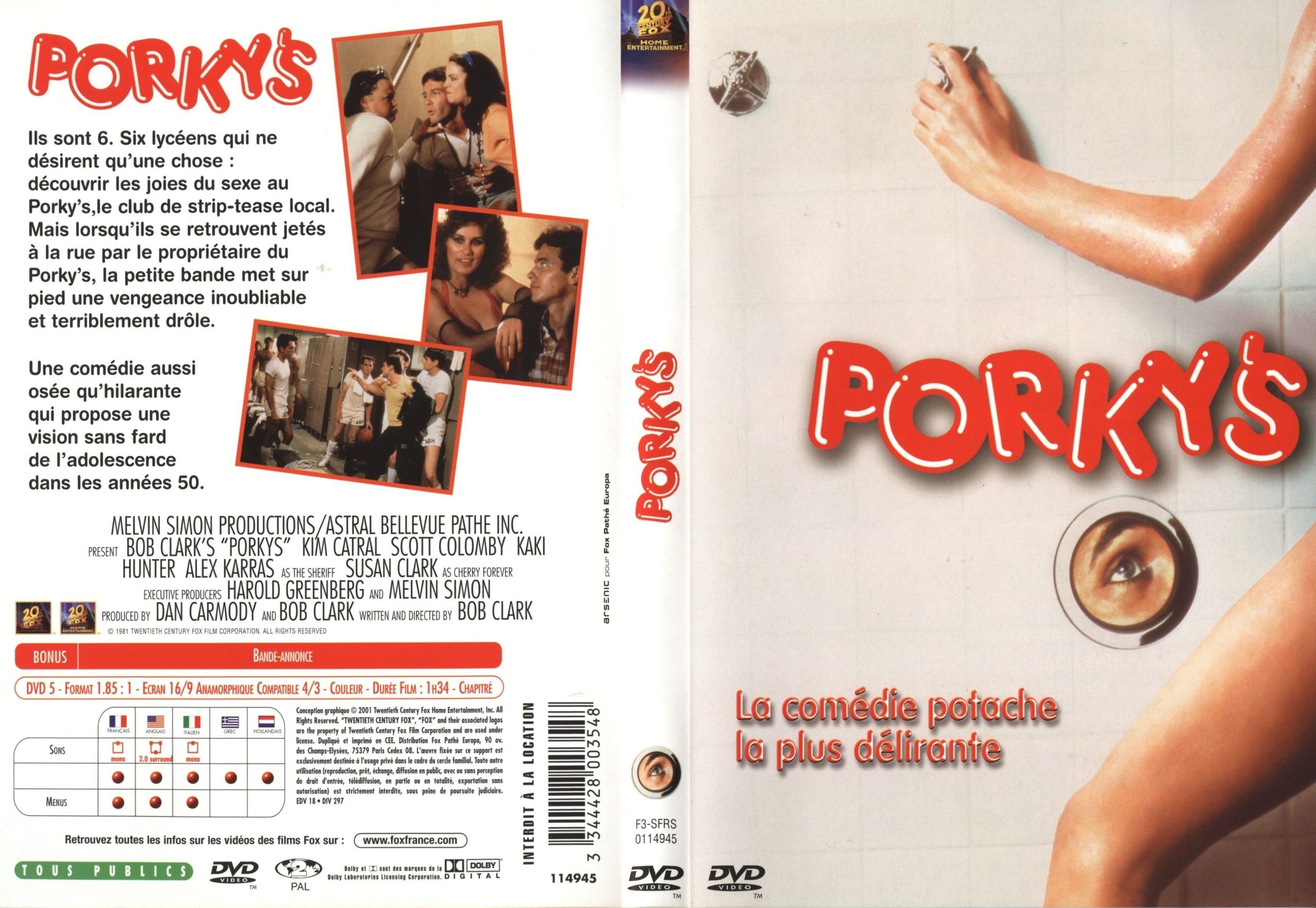 Jaquette DVD Porky