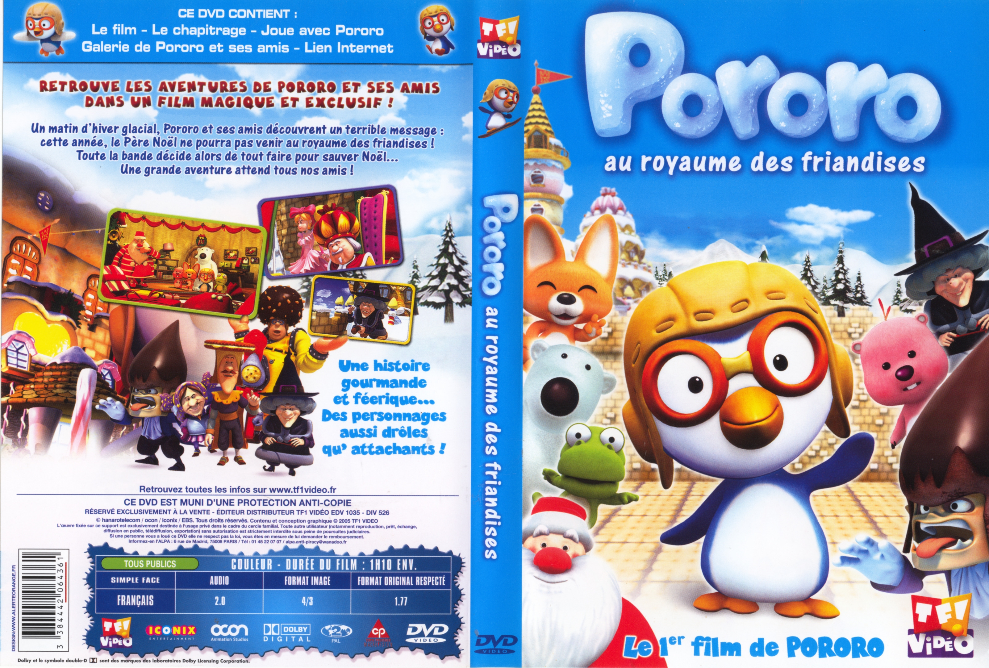 Jaquette DVD Pororo au royaume des friandises