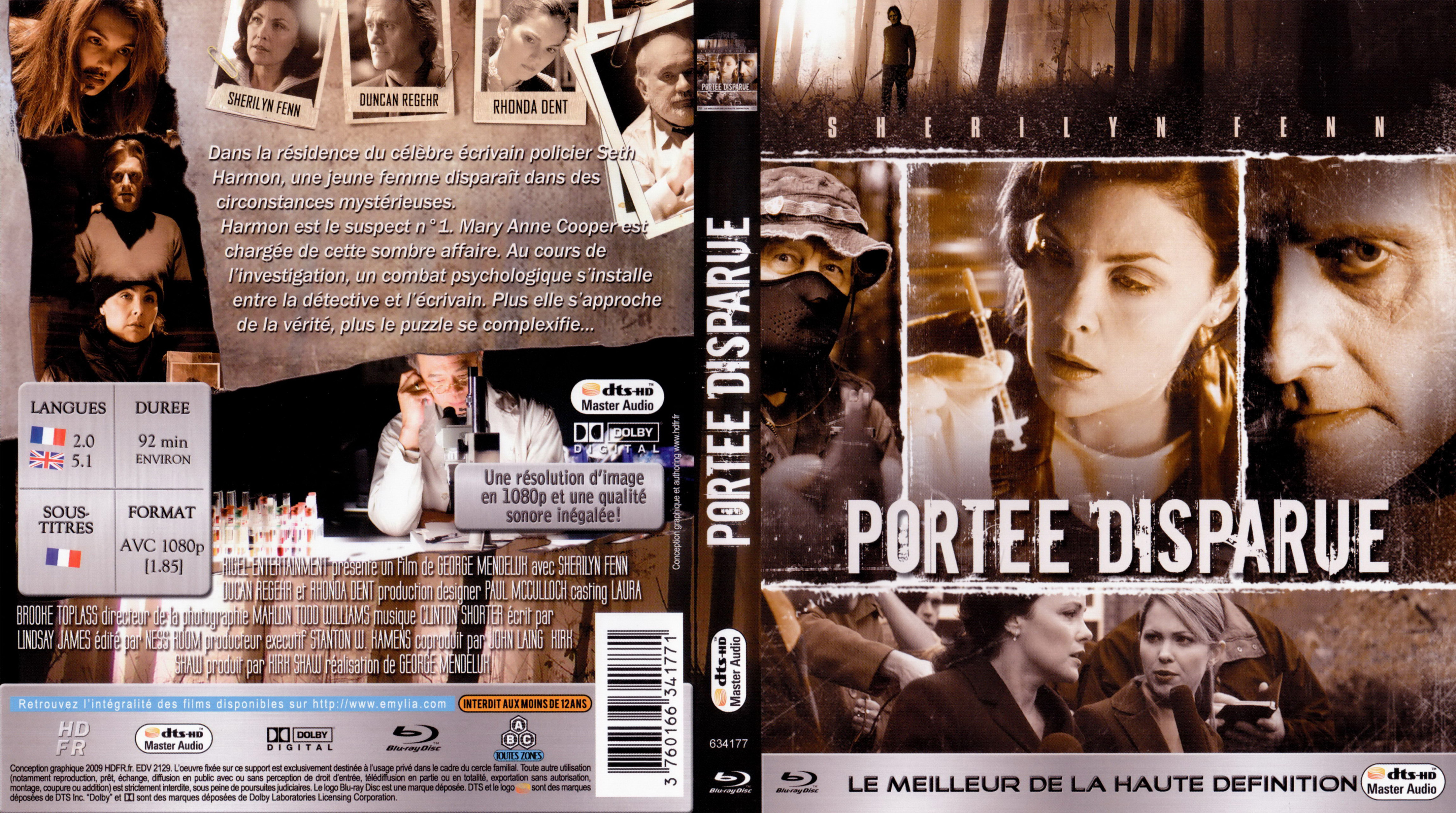 Jaquette DVD Portee disparue (BLU-RAY)