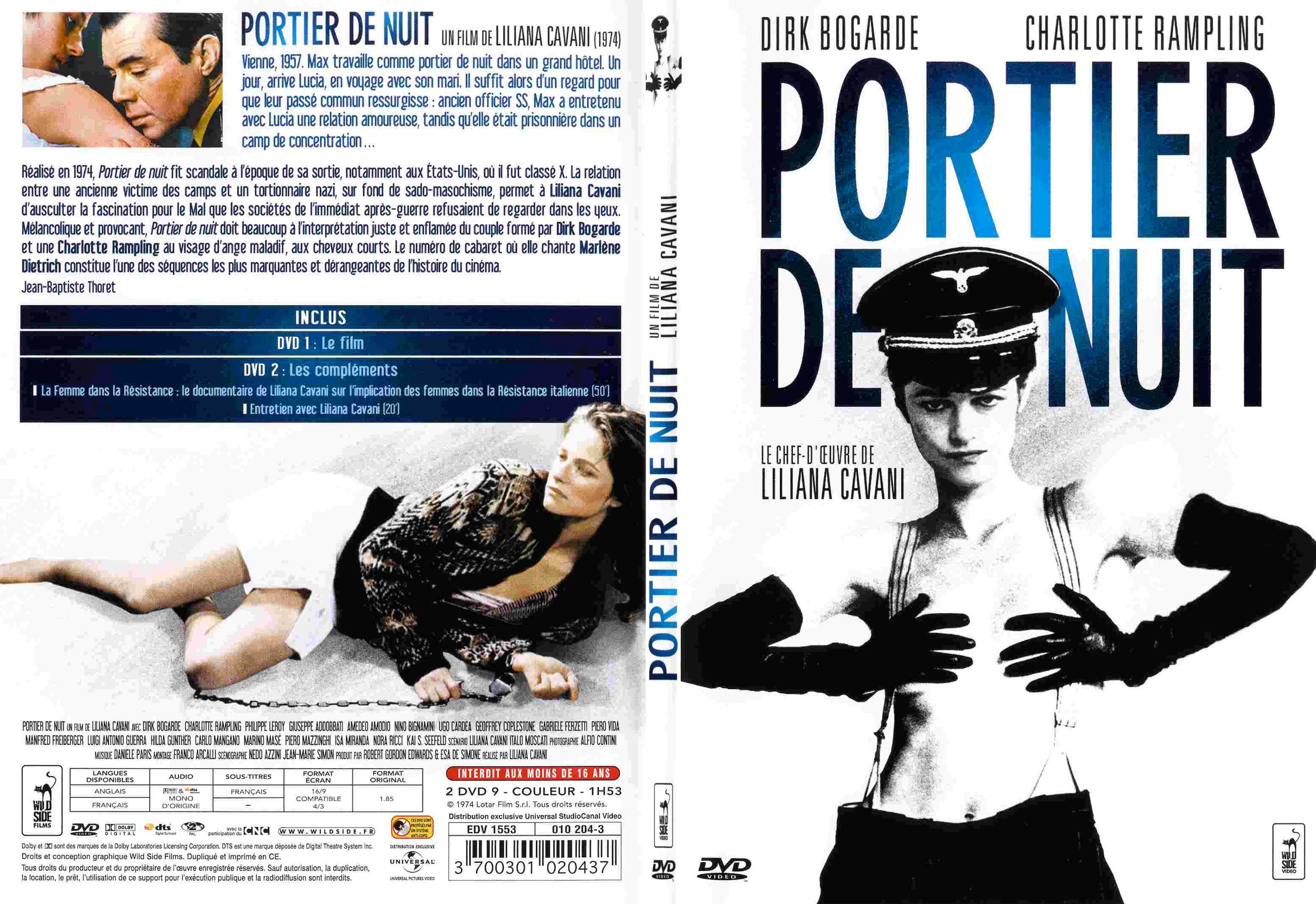 Jaquette DVD Portier de nuit - SLIM