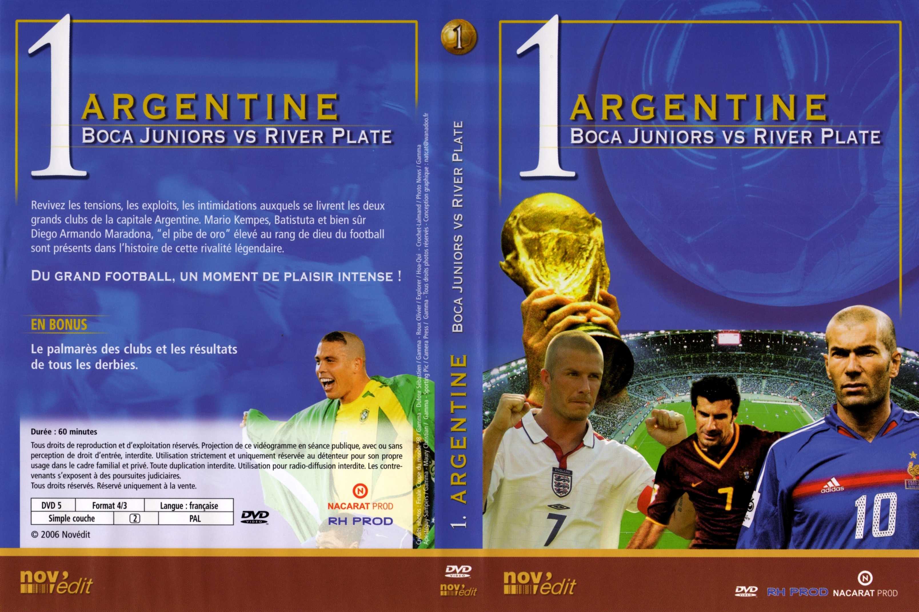Jaquette DVD Portraits de lgende DVD 1 Argentine